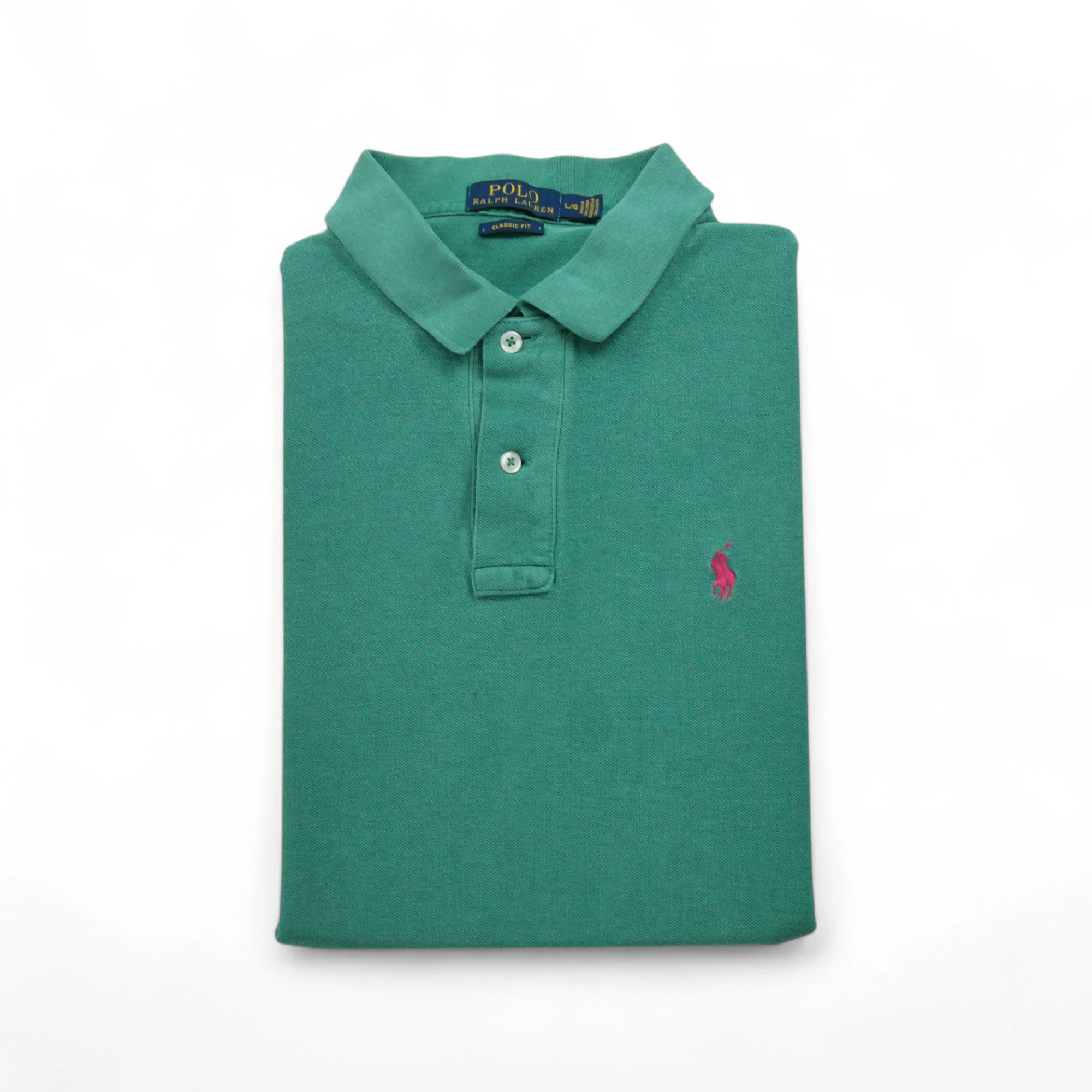 Polo manches courtes Homme Vert - Bon état