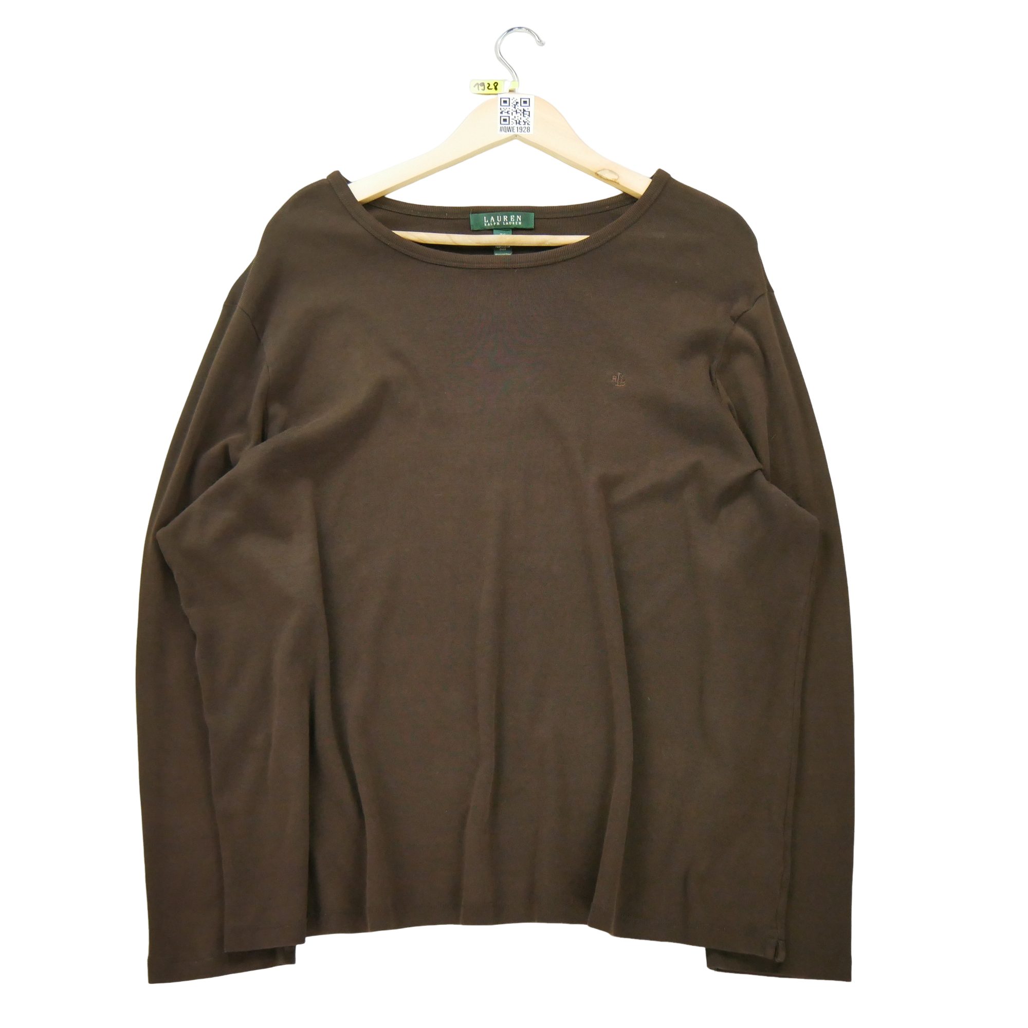 T-shirt manches longues Femme  Marron 1