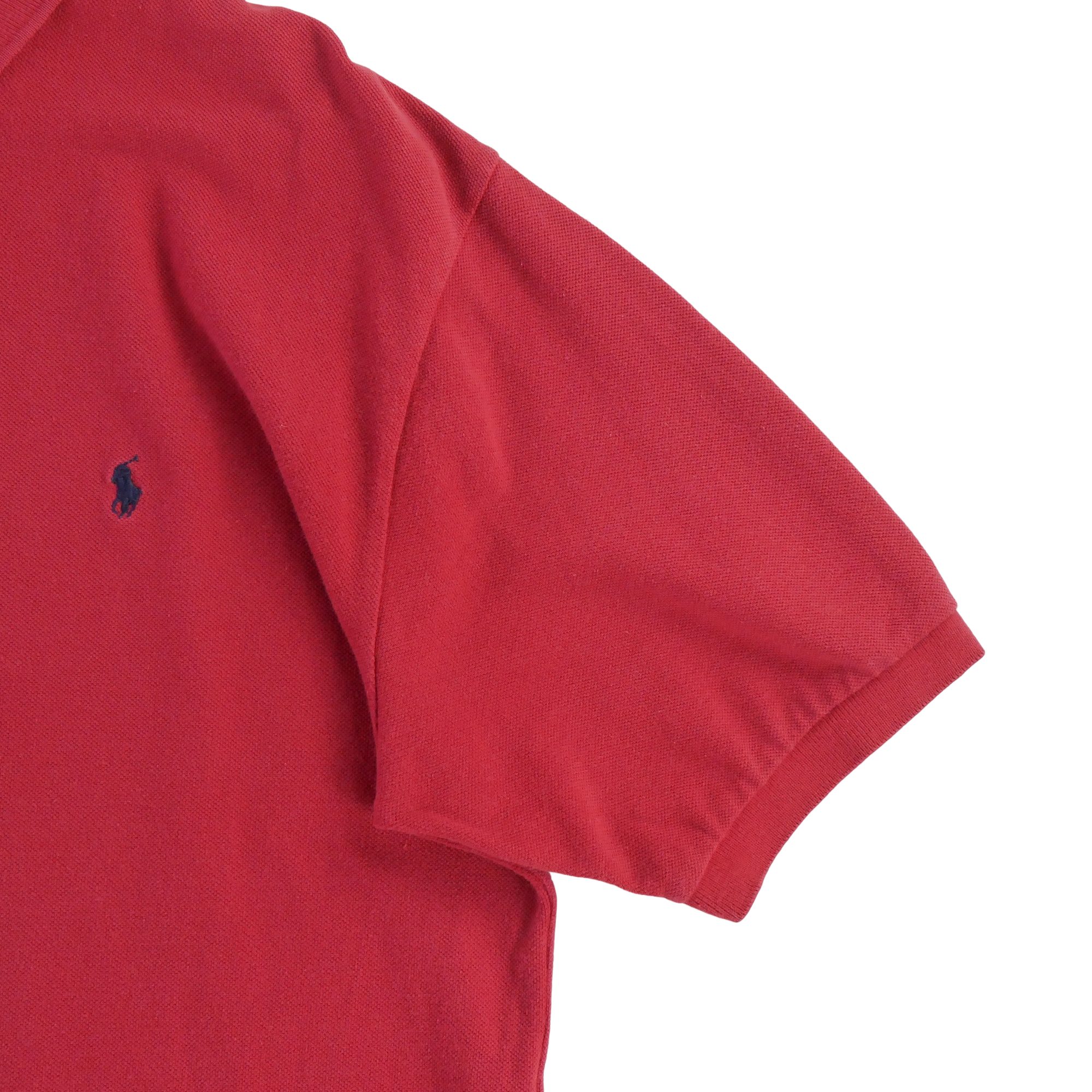 Polo manches courtes Homme  Rouge 5