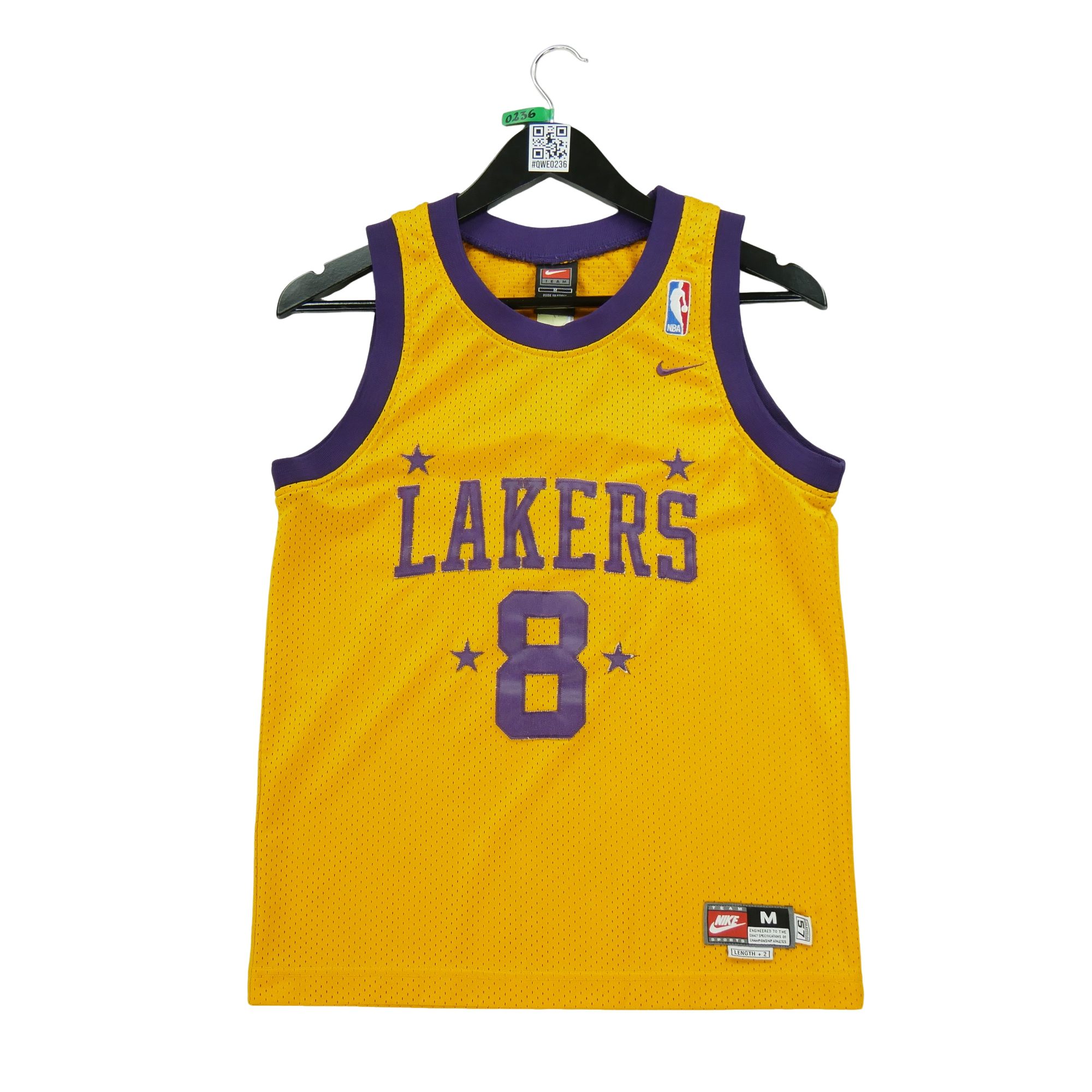 Maillot Femme NBA Kobe Bryant Jaune 1