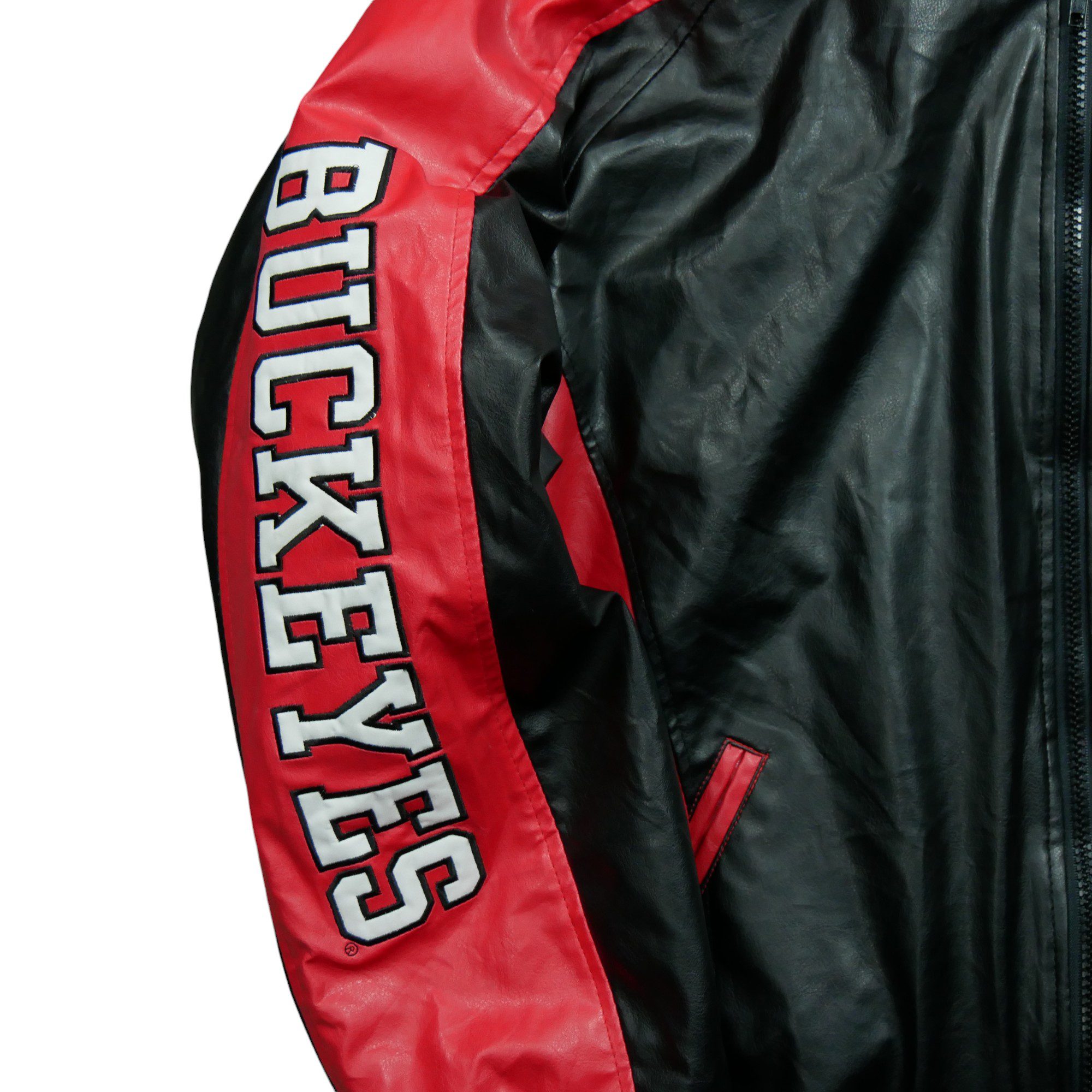 Veste en cuir Steve and Barrys Ohio State Buckeyes NCAA 7