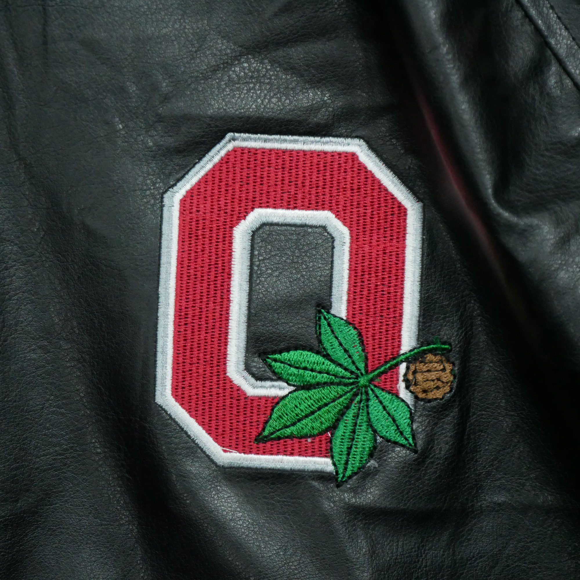 Veste en cuir Steve and Barrys Ohio State Buckeyes NCAA 8