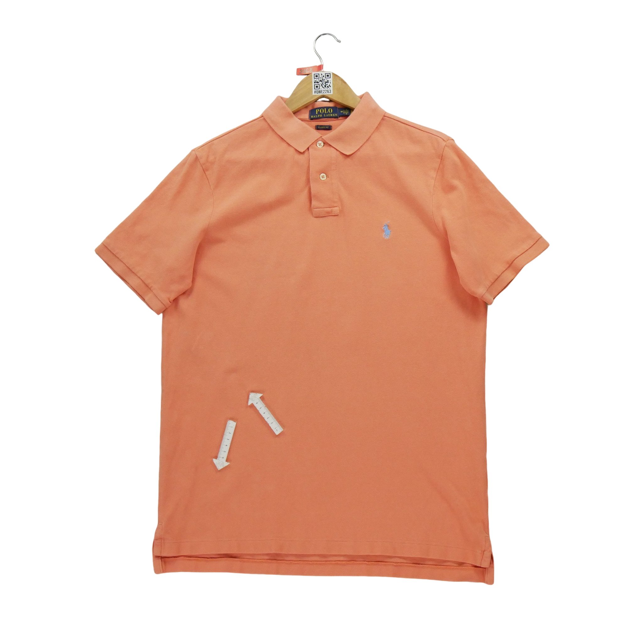 Polo manches courtes Homme  Corail 4