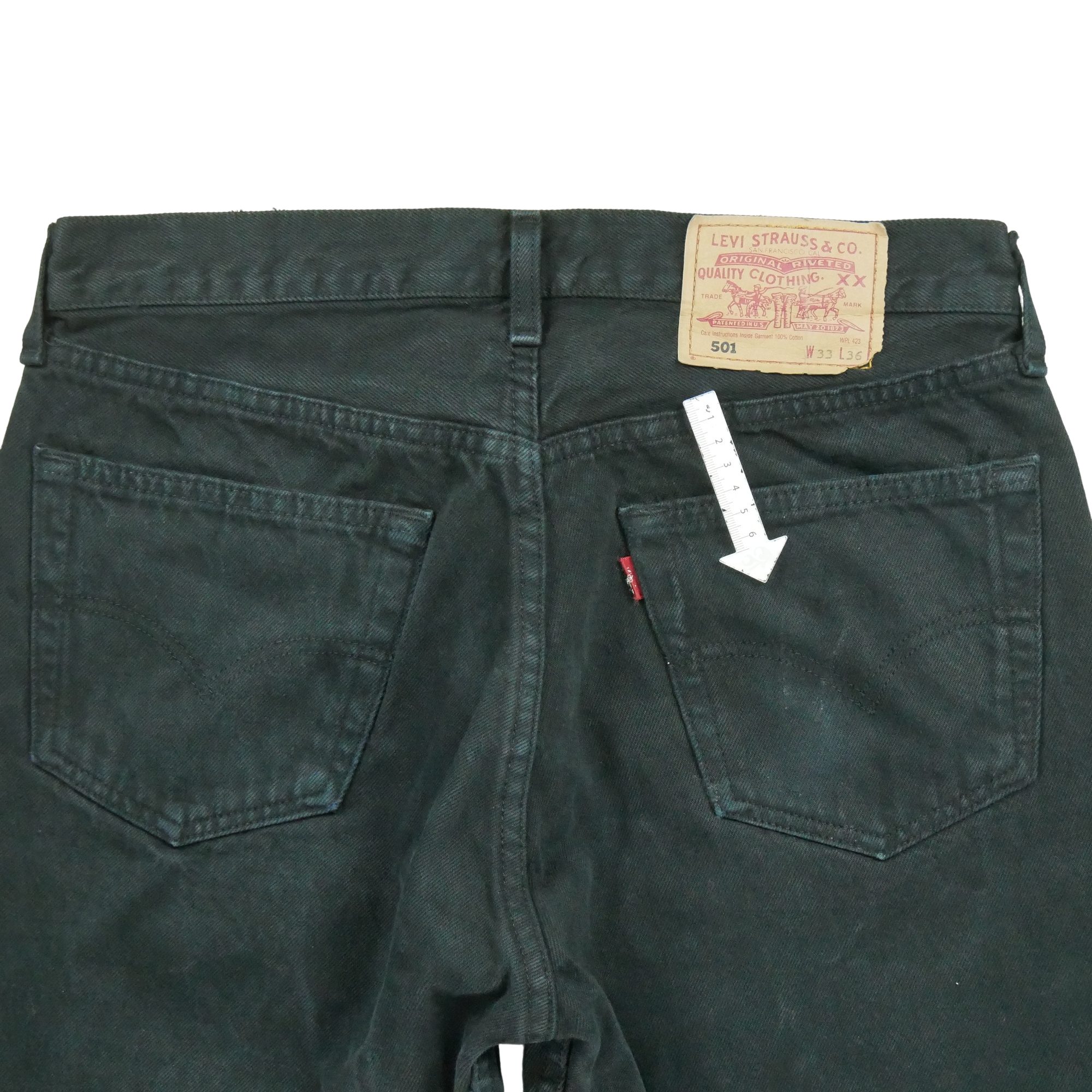Jean Homme Levis 501 Noir 4