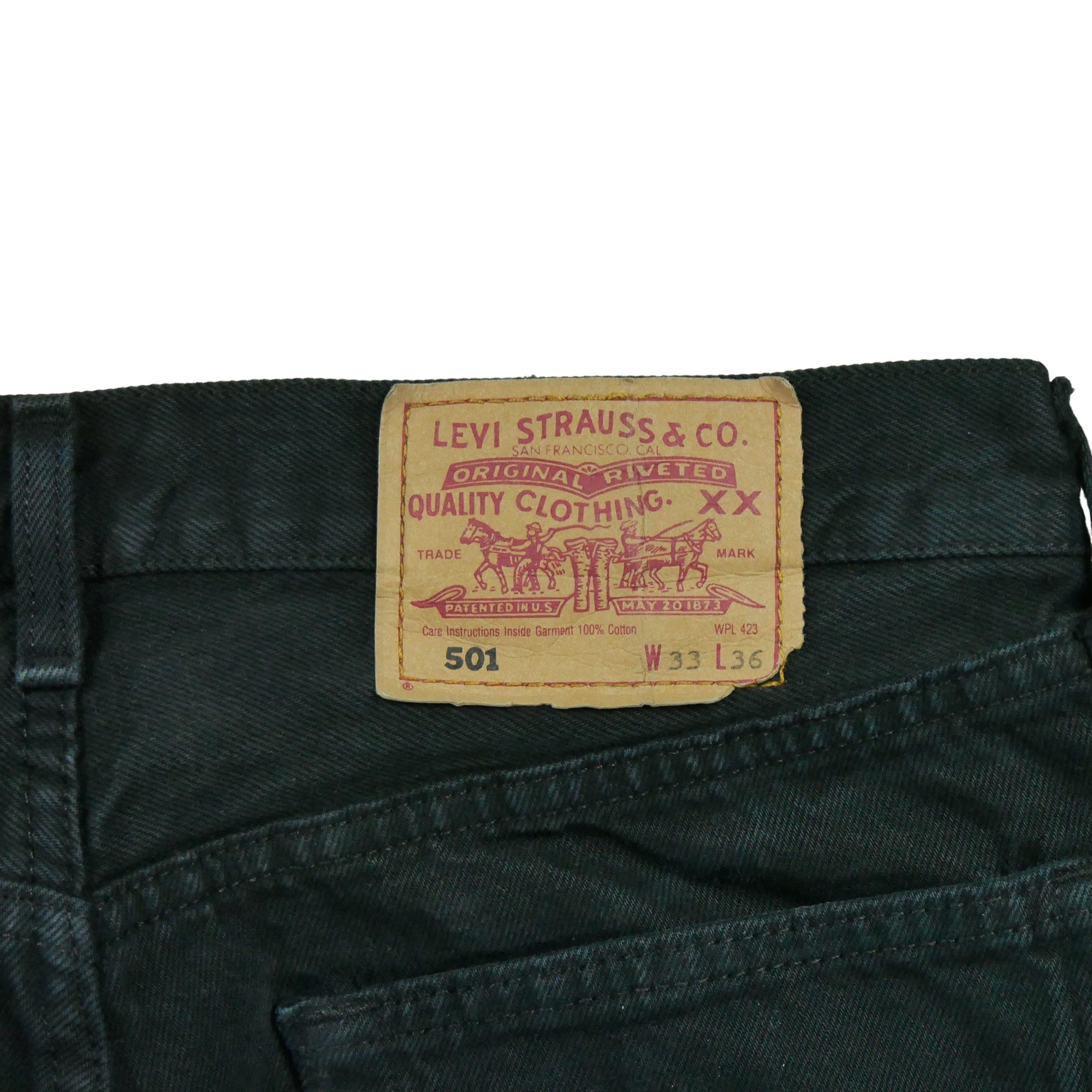 Jean Homme Levis 501 Noir 6