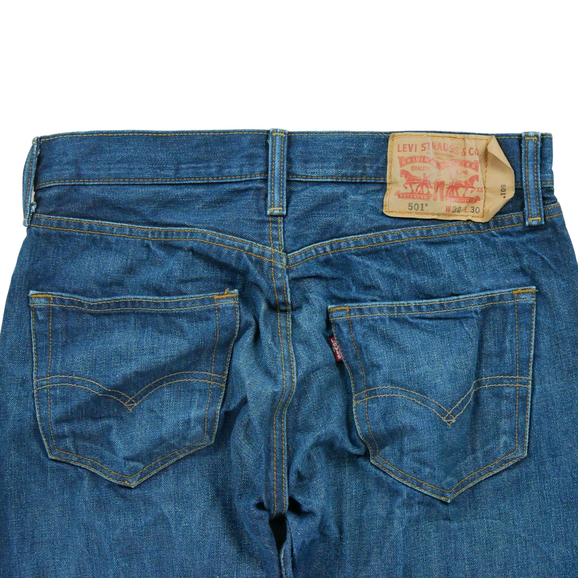 Jean Homme Levis 501 Bleu 4