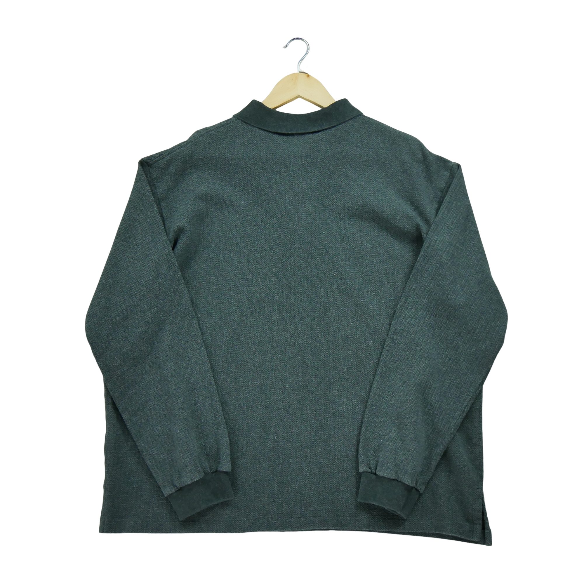 Polo manches longues Homme  Gris 2