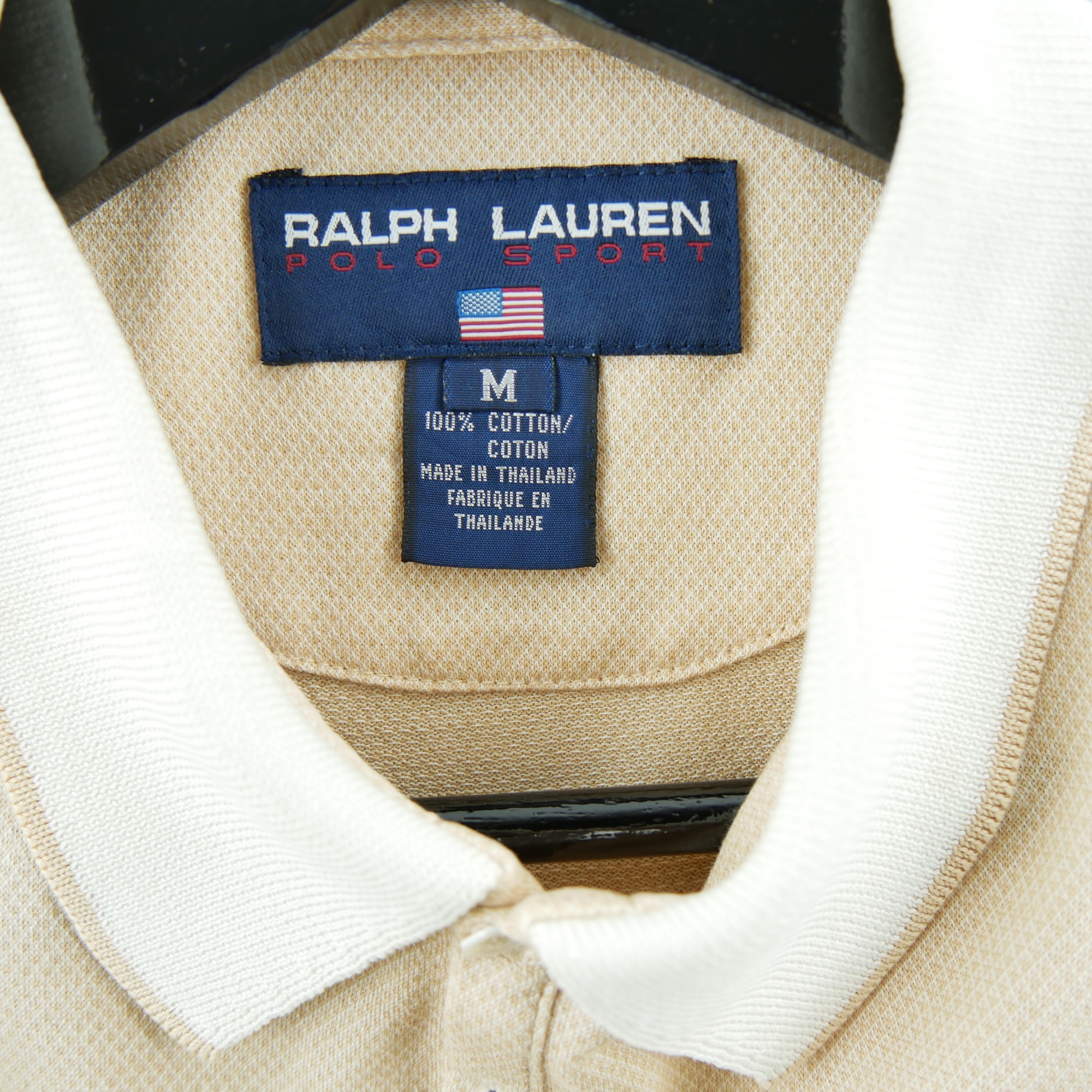 Polo manches longues Homme  Beige 9