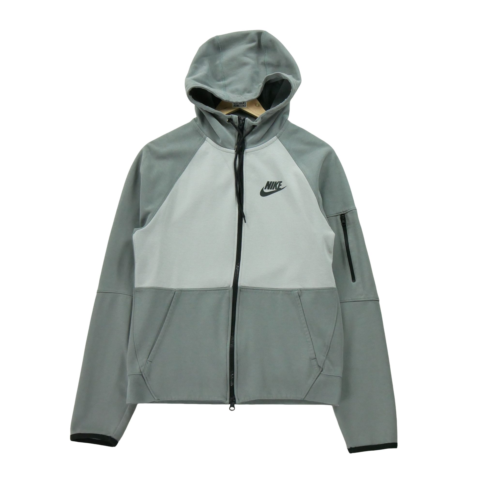 Sweat à capuche Homme  full zip Gris 1