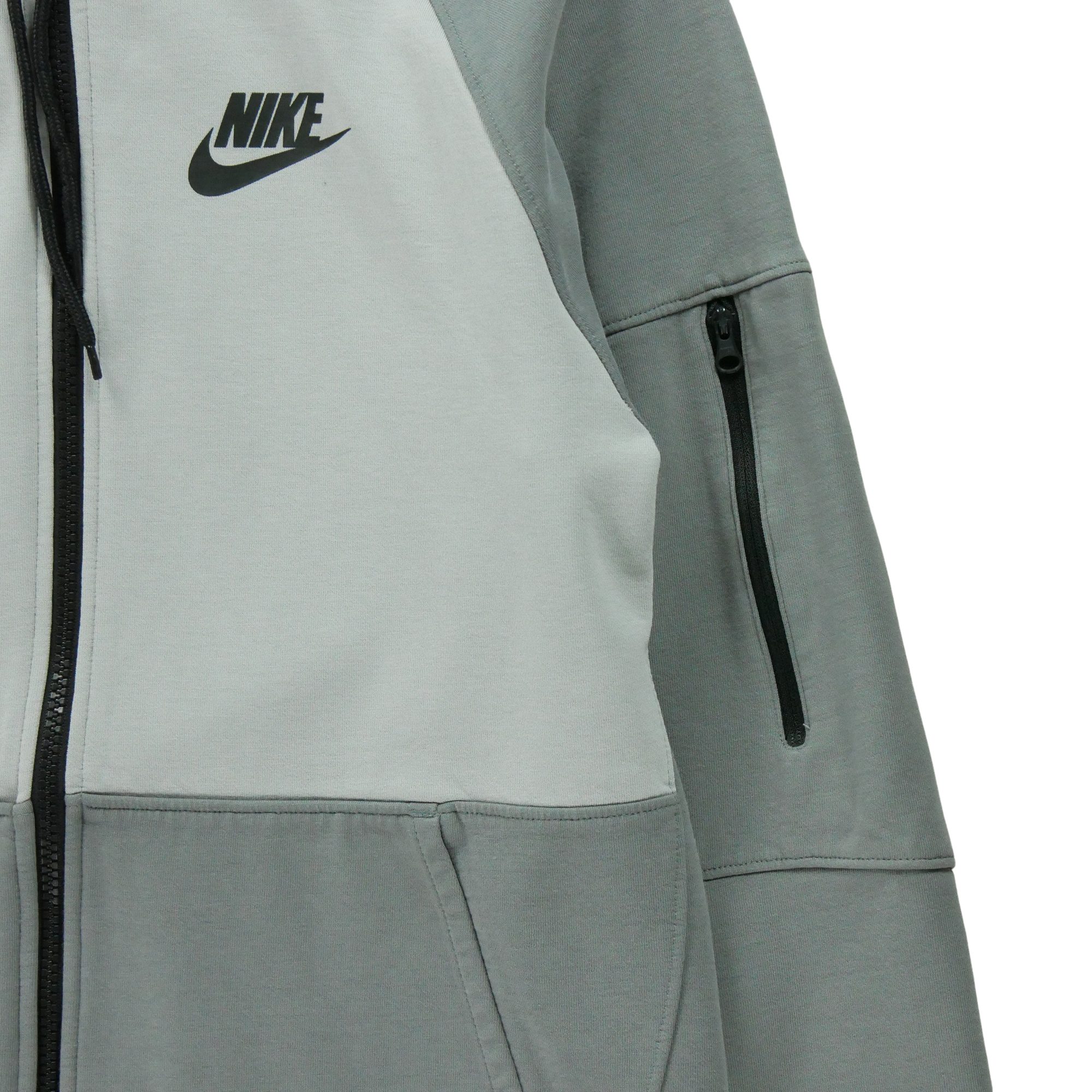 Sweat à capuche Homme  full zip Gris 5