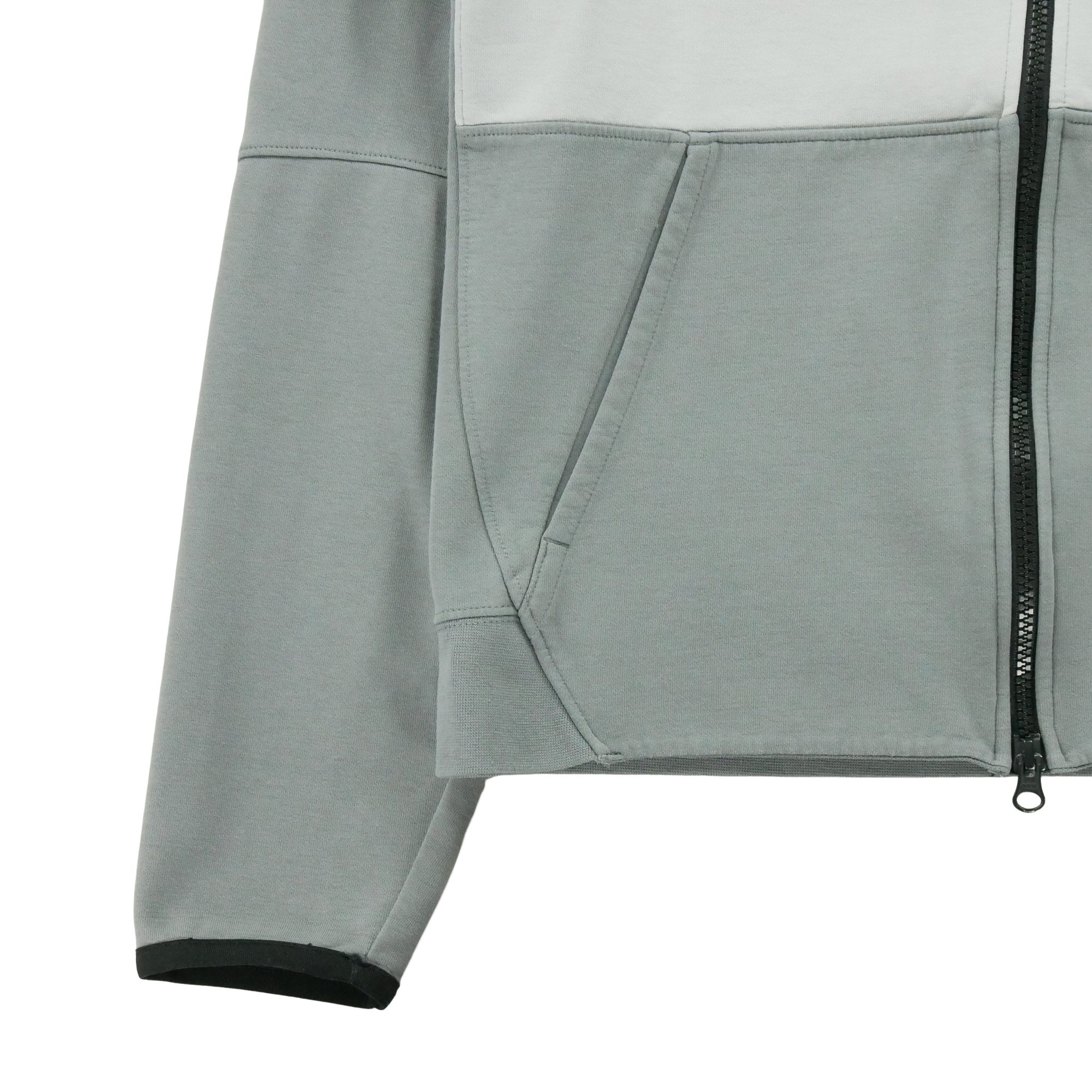 Sweat à capuche Homme  full zip Gris 6