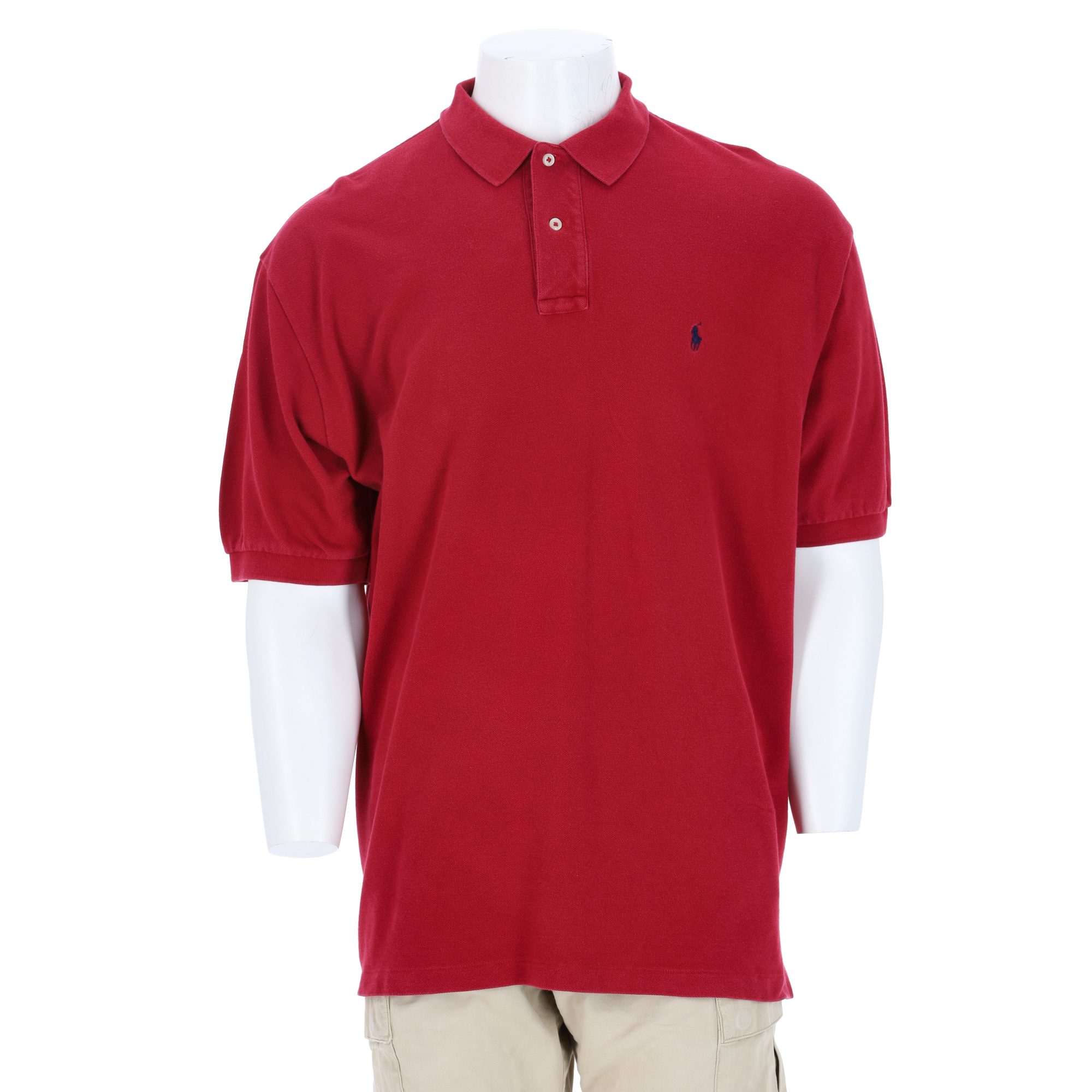 Polo manches courtes Homme  Rouge 1