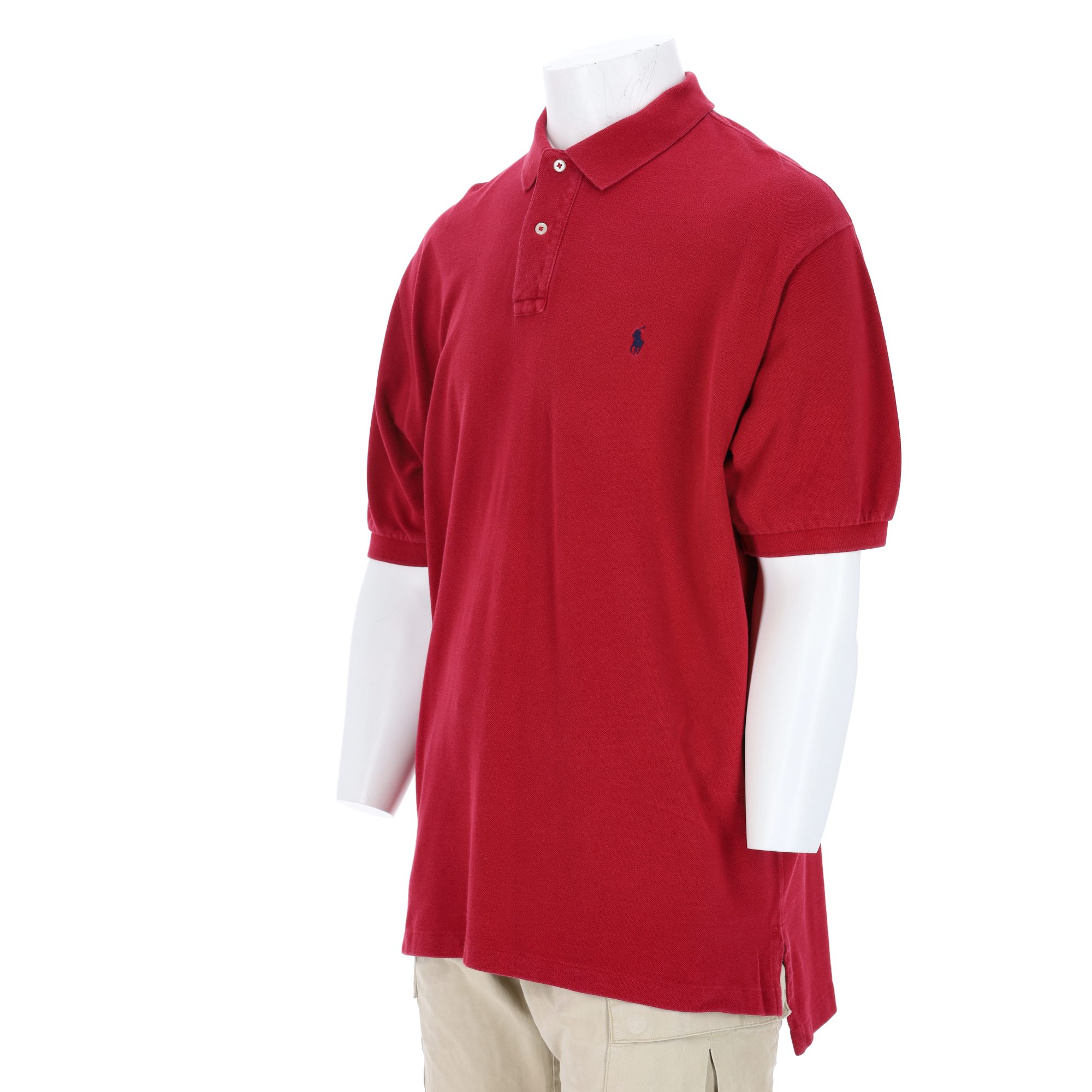 Polo manches courtes Homme  Rouge 5
