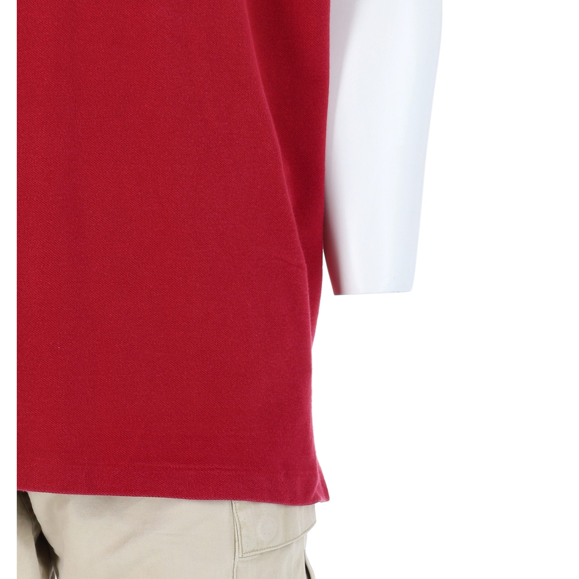 Polo manches courtes Homme  Rouge 7