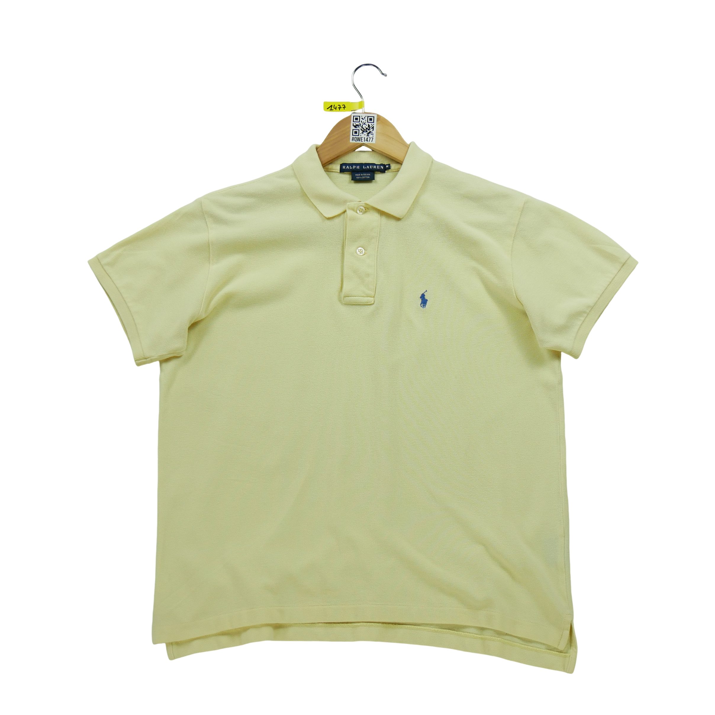 Polo manches courtes Femme Jaune - Bon état