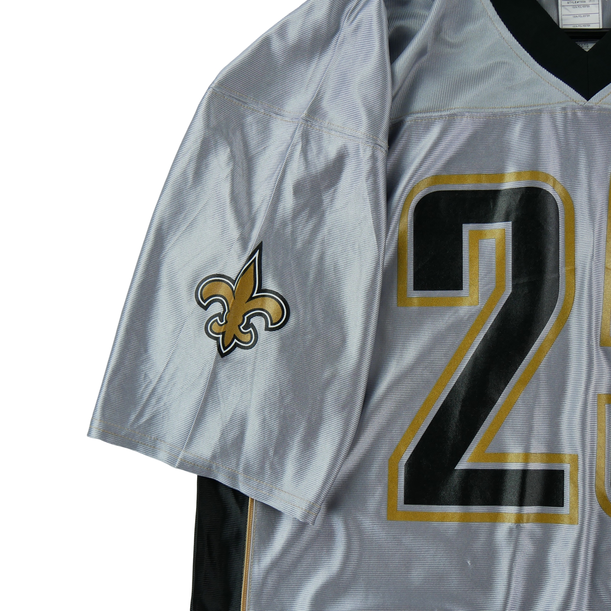 Maillot Homme NFL Reggie Bush Gris 6