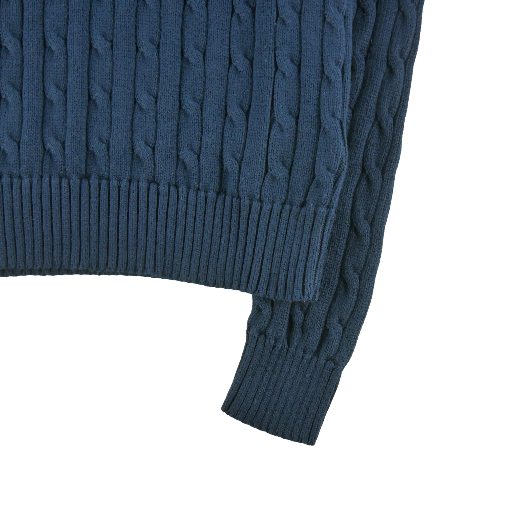 Pull Homme  Cable Knit Marine 3