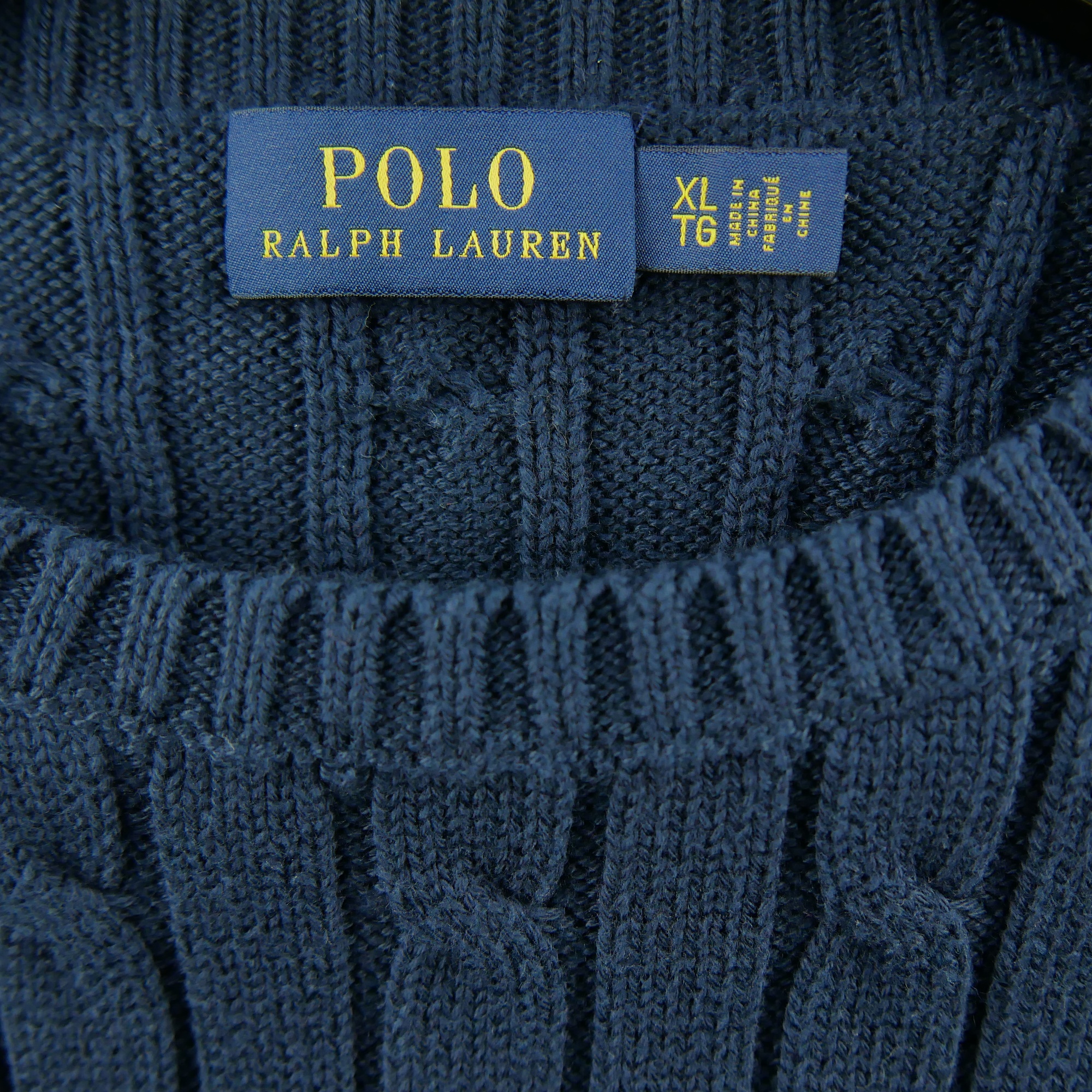Pull Homme  Cable Knit Marine 5