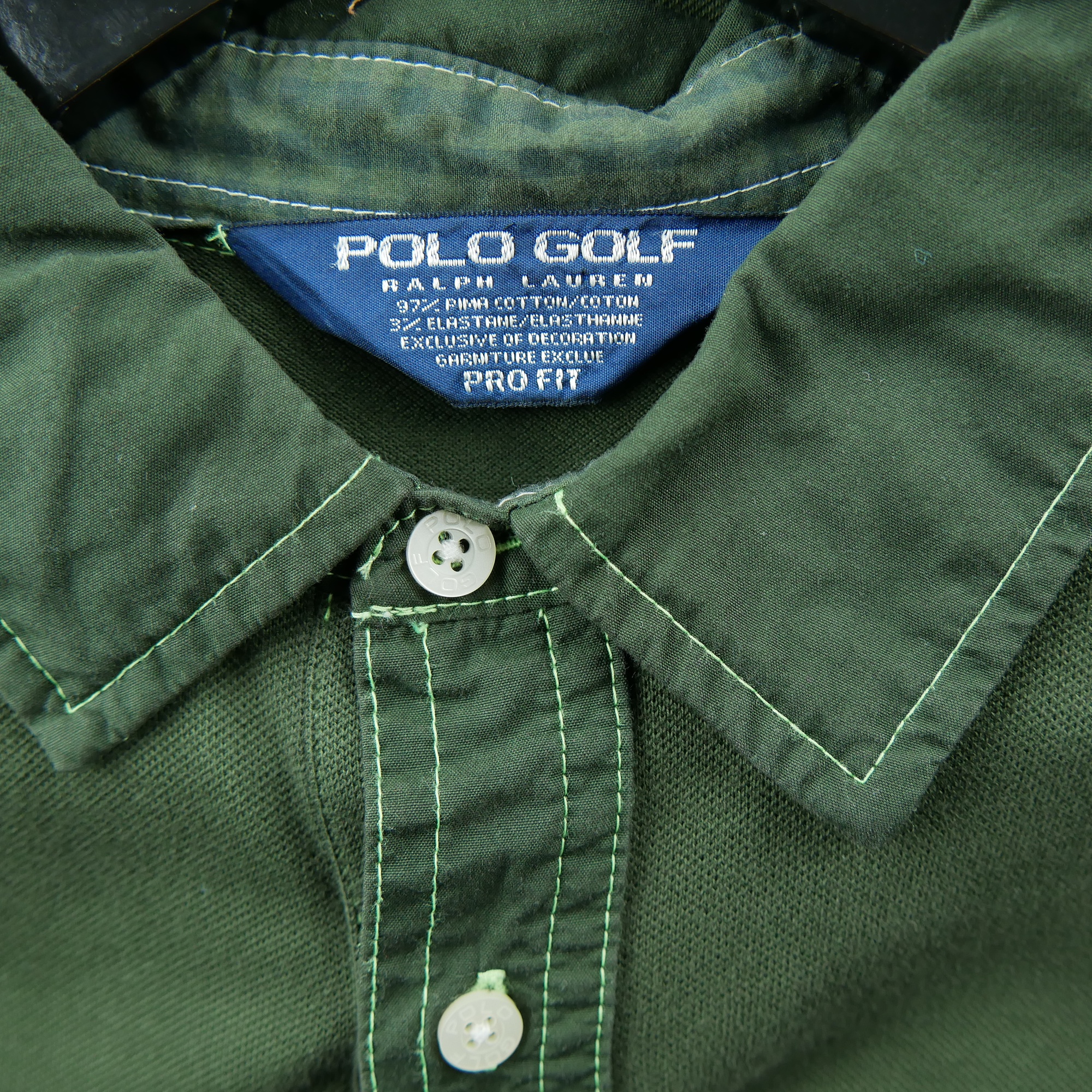 Polo manches courtes Homme  Golf Vert 11