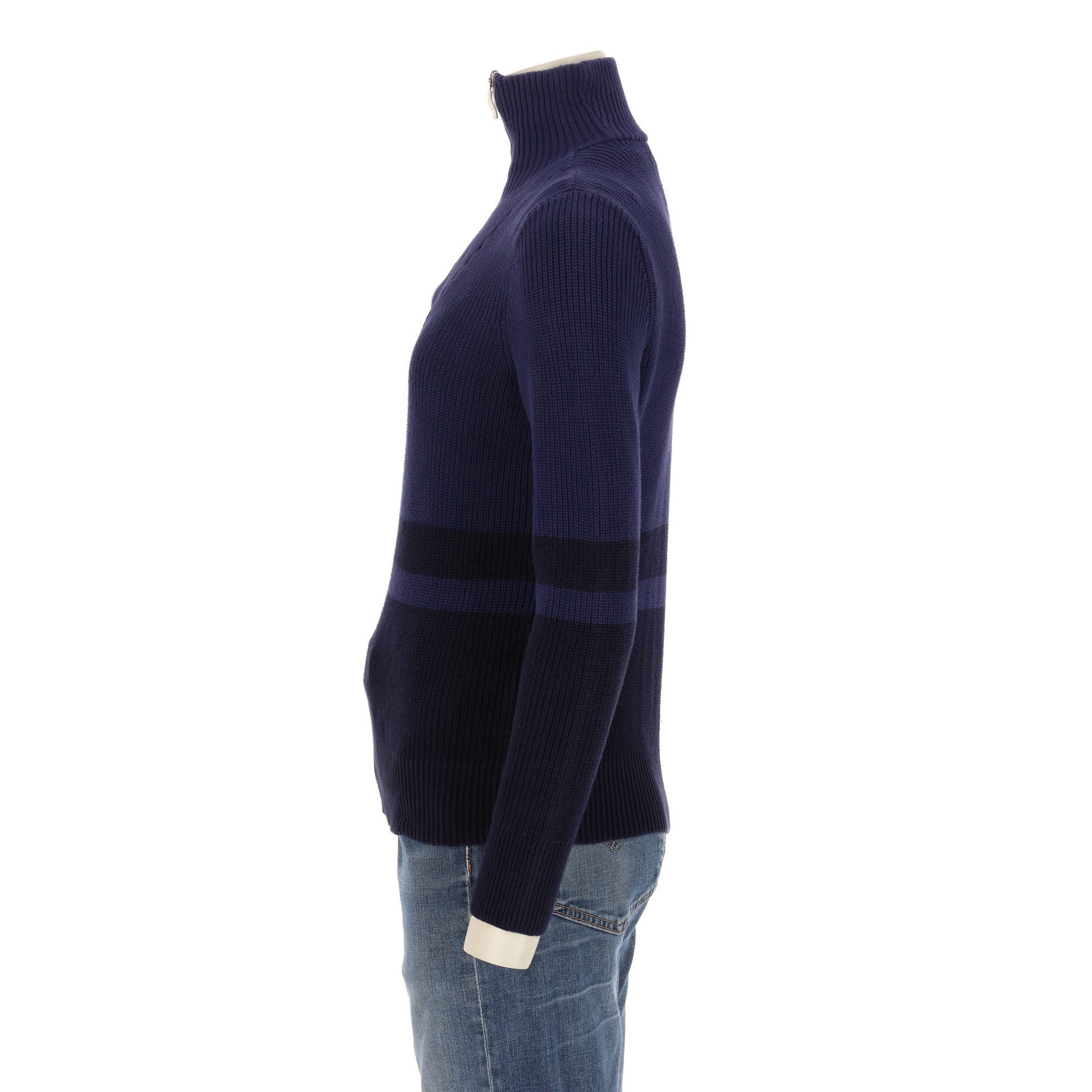 Pull Femme  quarter-zip Marine 5