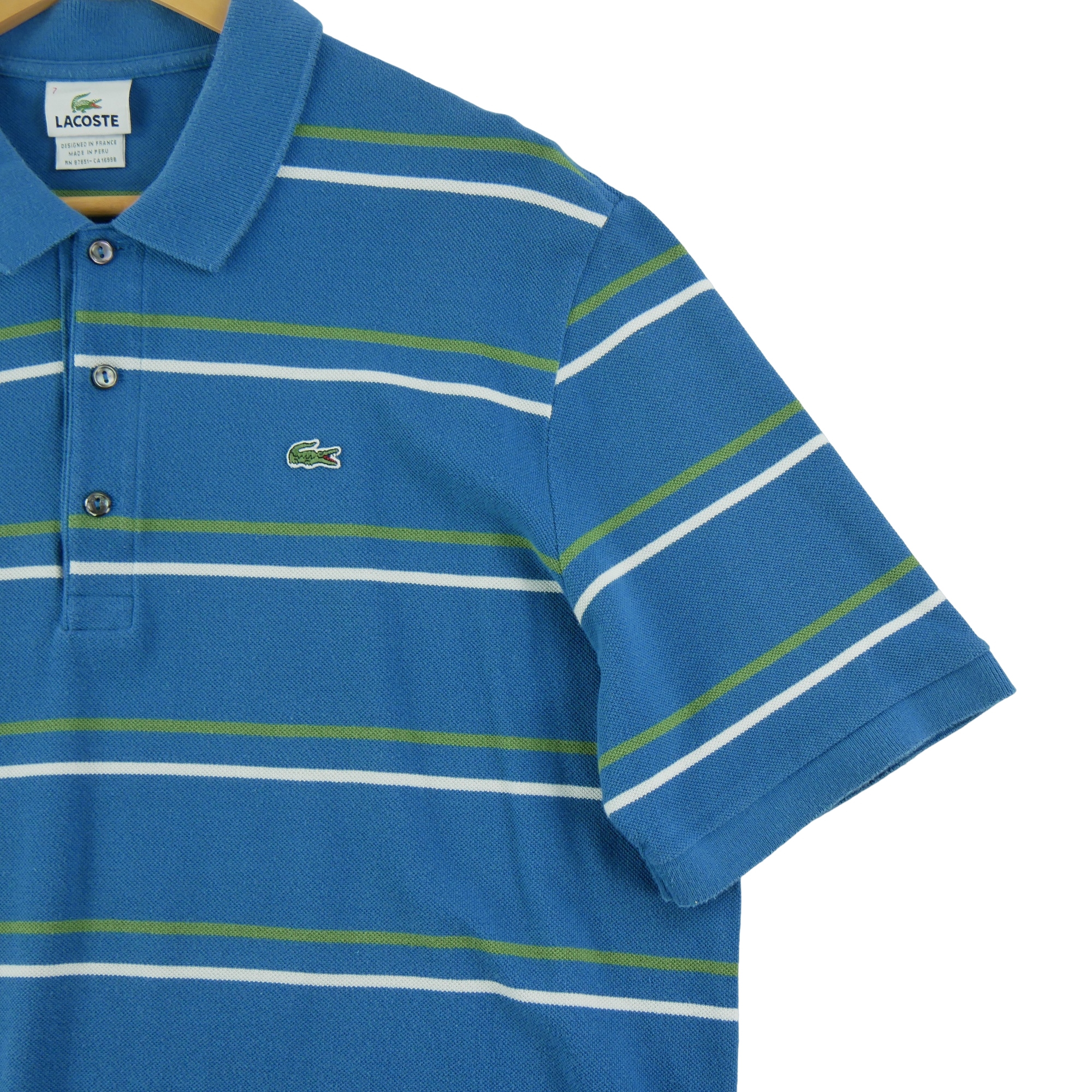 Polo manches courtes Homme  Bleu clair 4