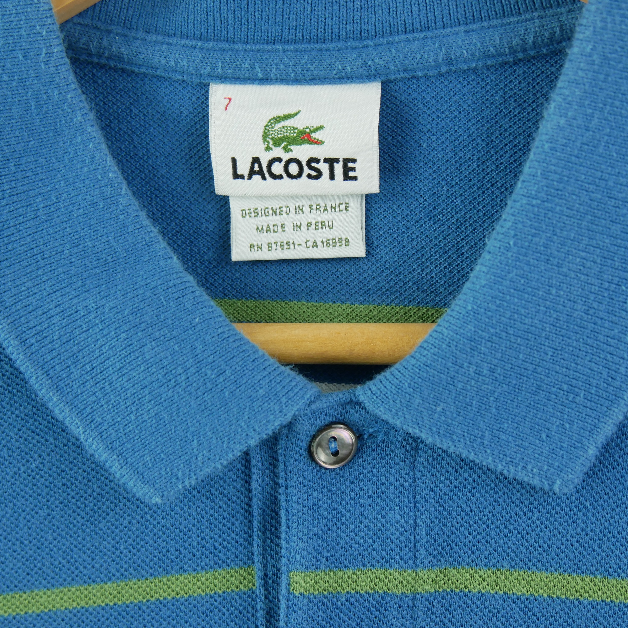 Polo manches courtes Homme  Bleu clair 5