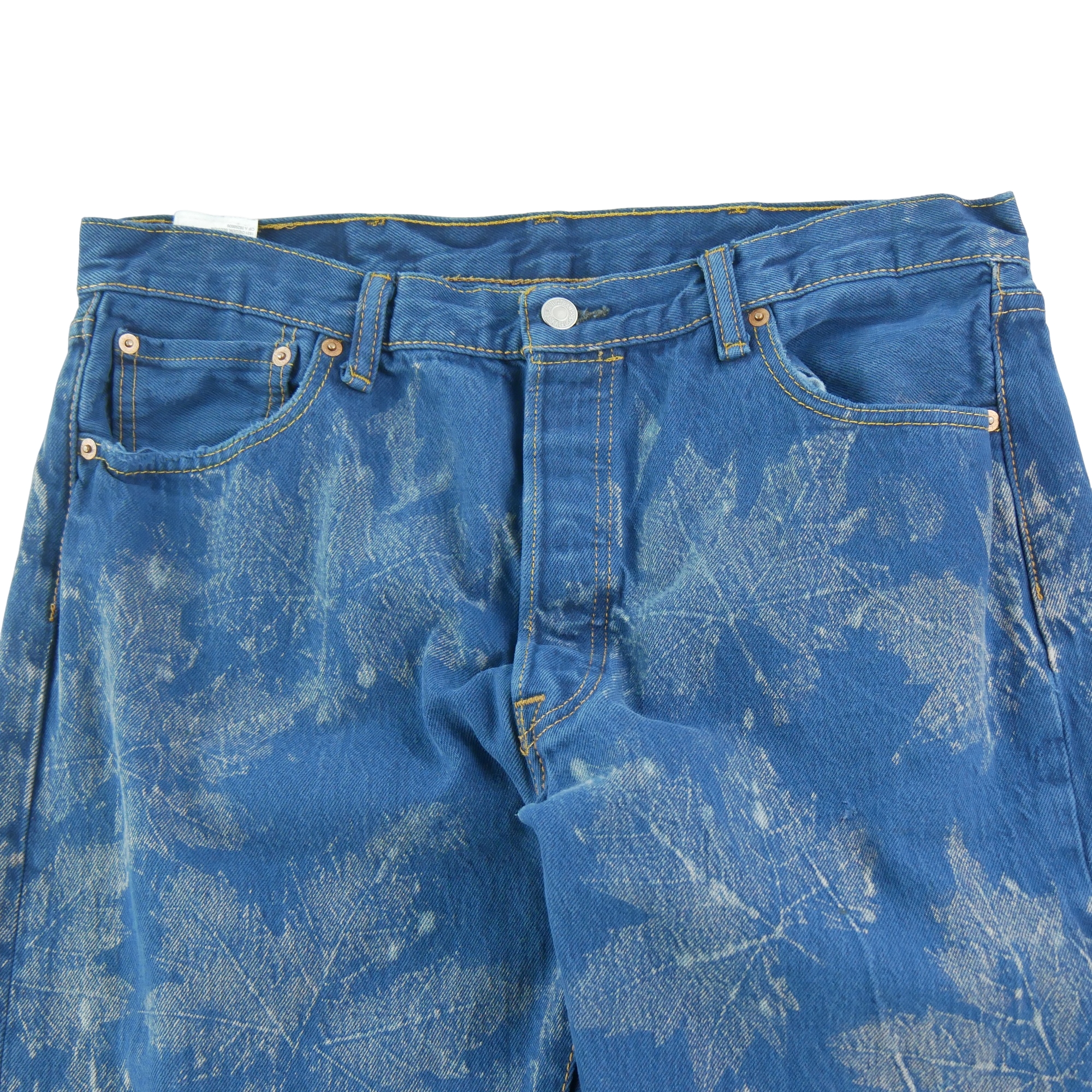 Jean Homme Upcycling Levis 501 Marine 3