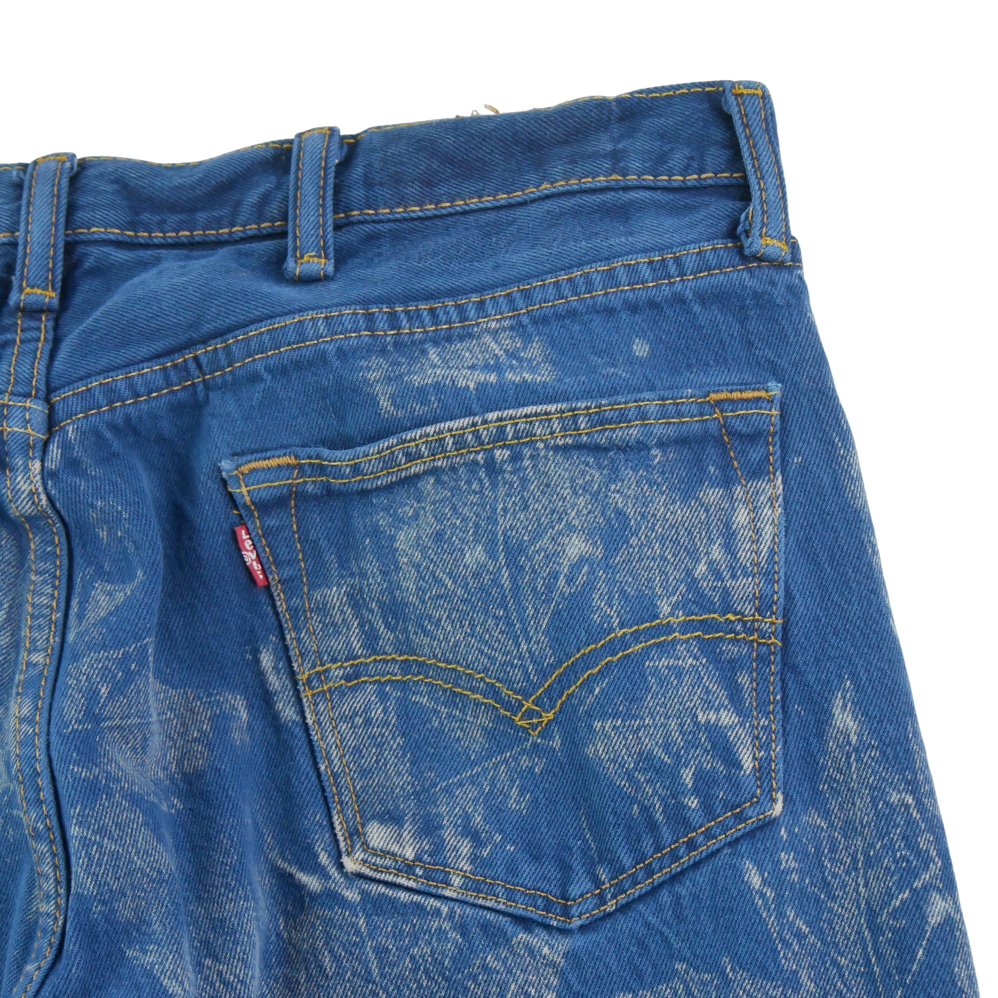 Jean Homme Upcycling Levis 501 Marine 7