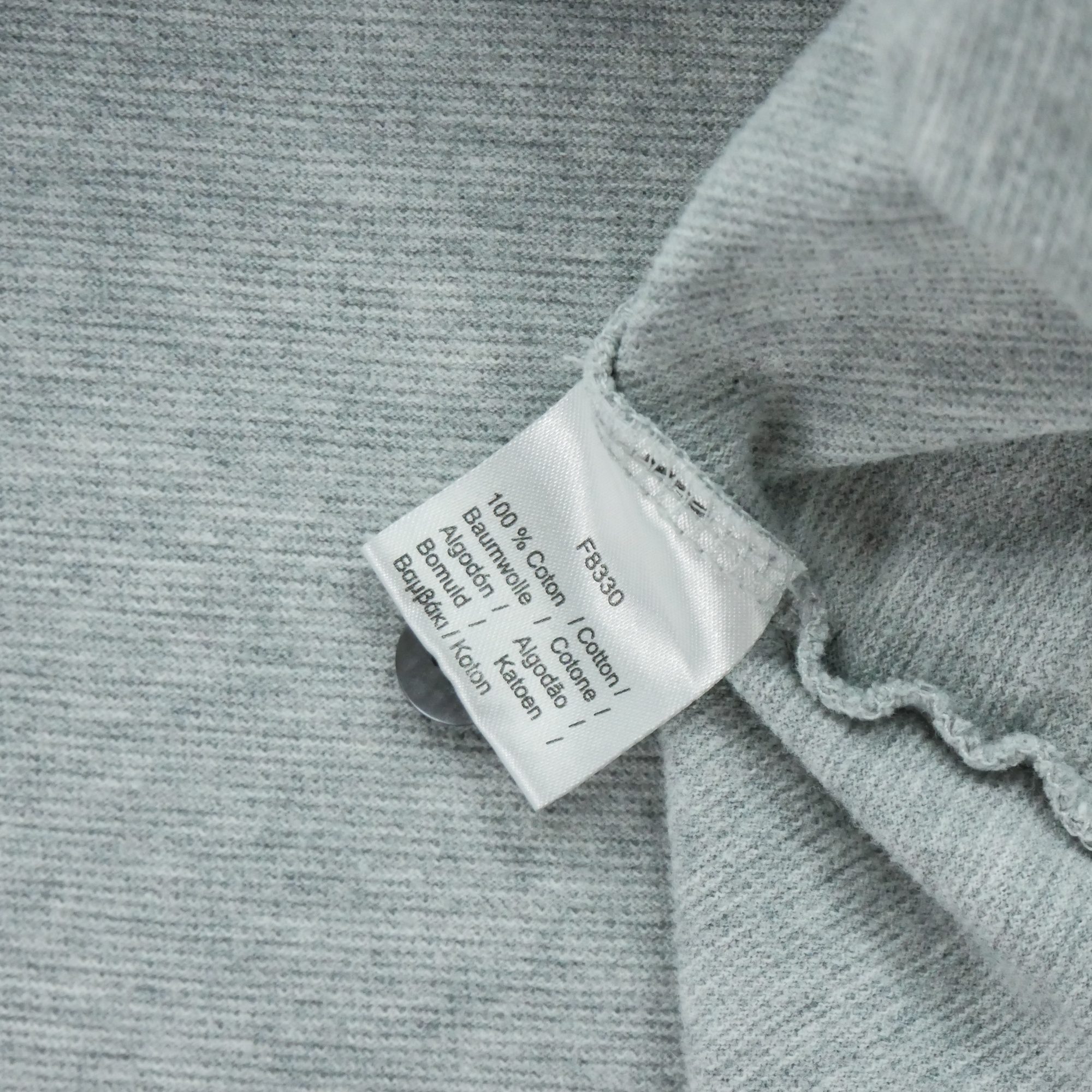 Polo manches courtes Homme  Gris 9
