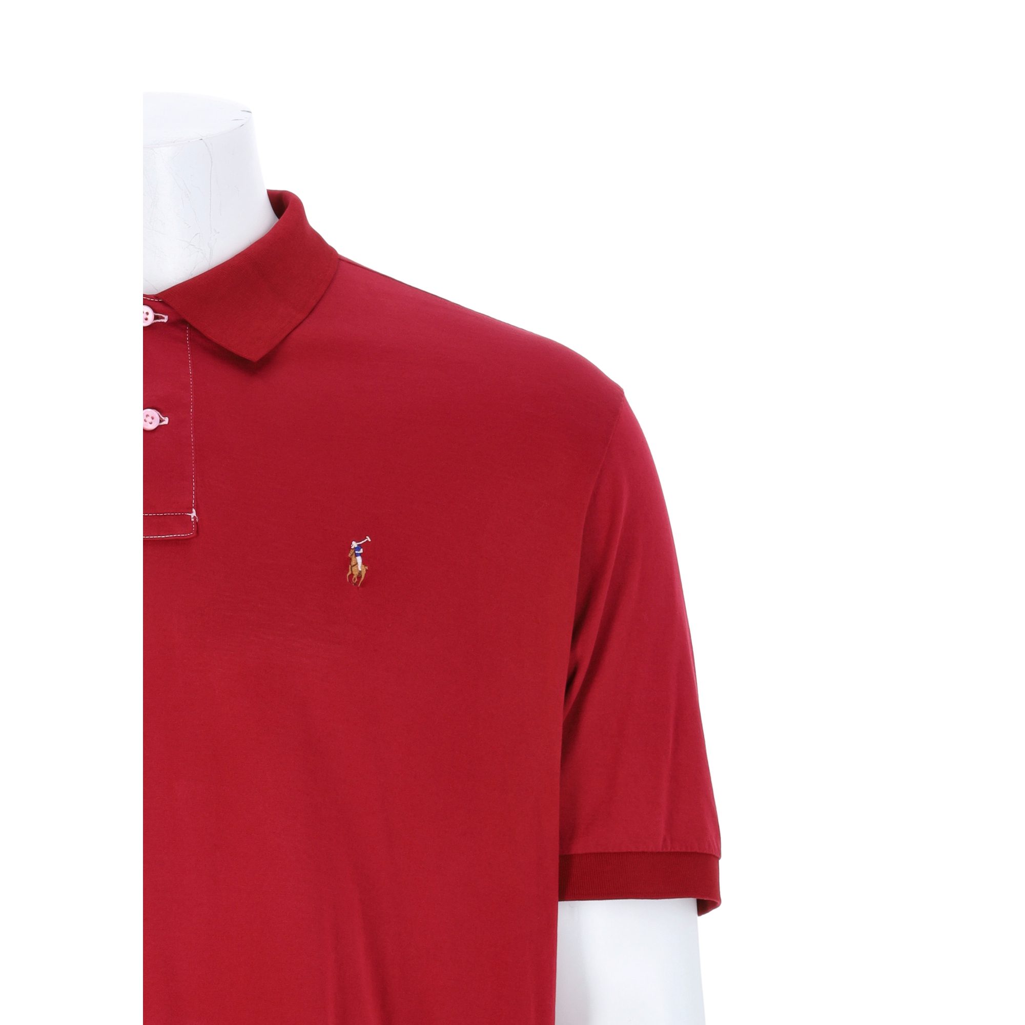 Polo manches courtes Homme  Rouge 6