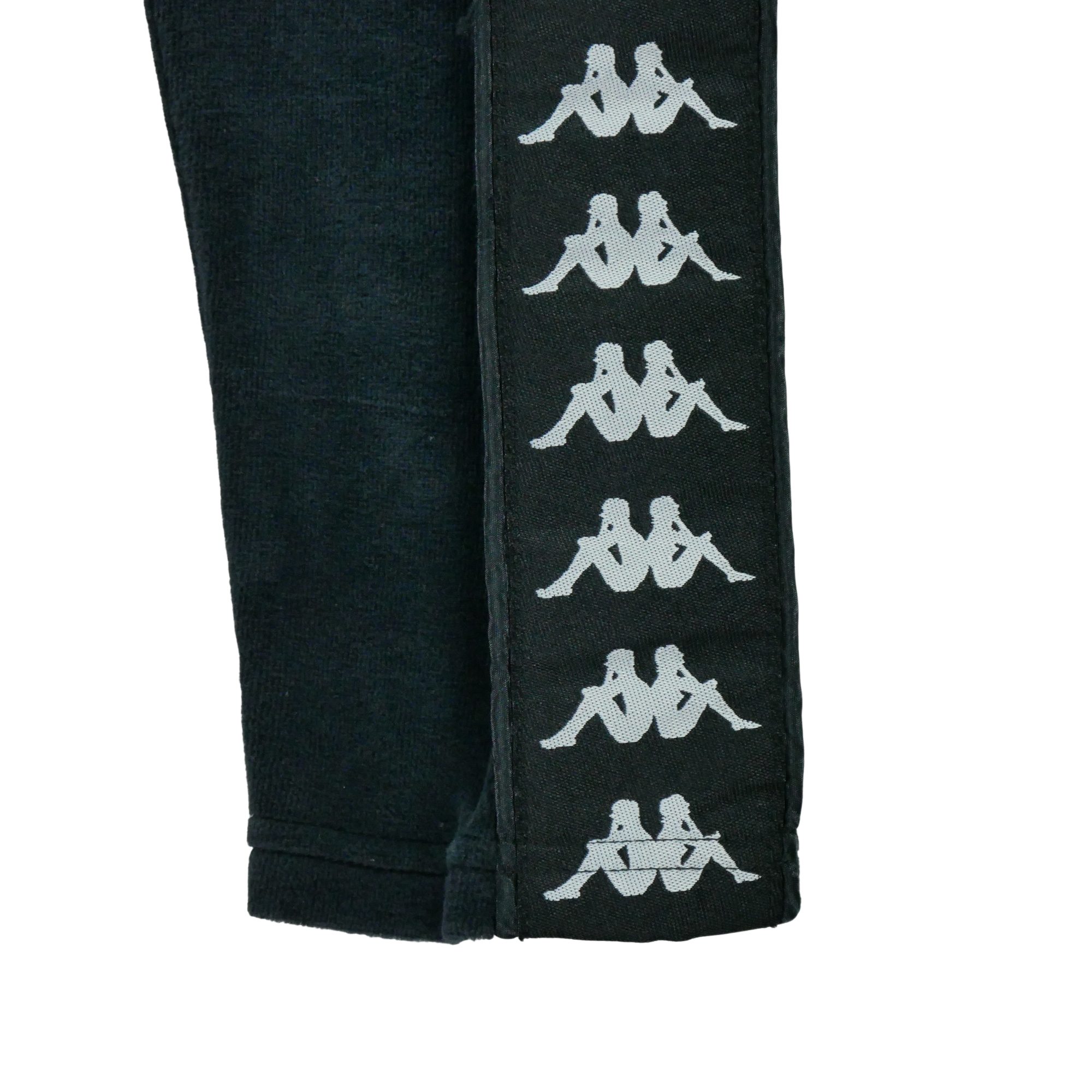 Jogging Femme  velours 222 banda Noir 4