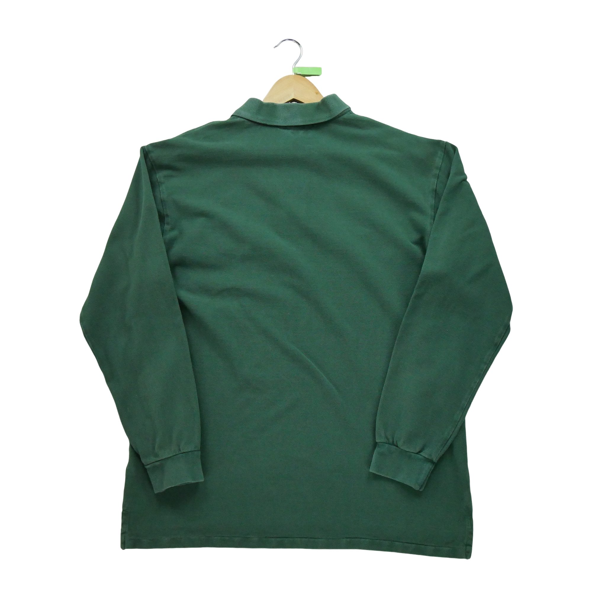 Polo manches longues Homme  Vert 2