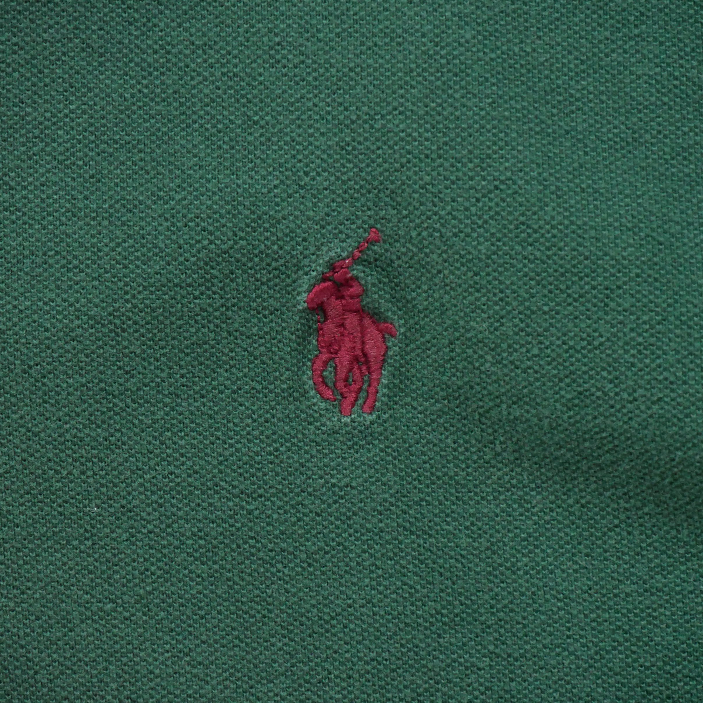 Polo manches longues Homme  Vert 4