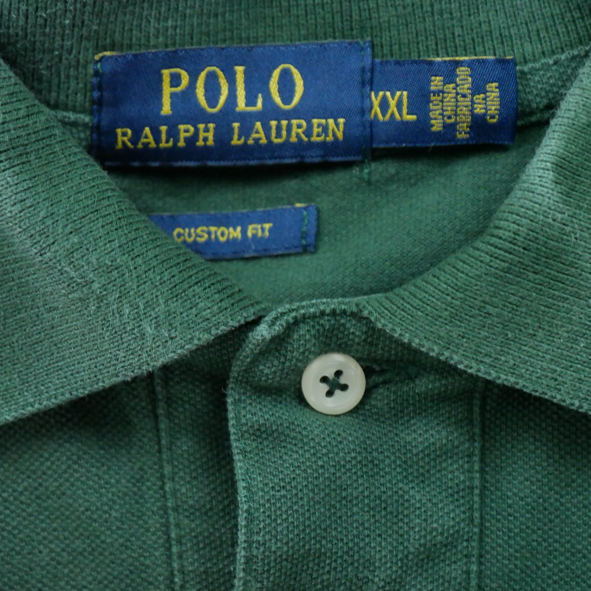 Polo manches longues Homme  Vert 6