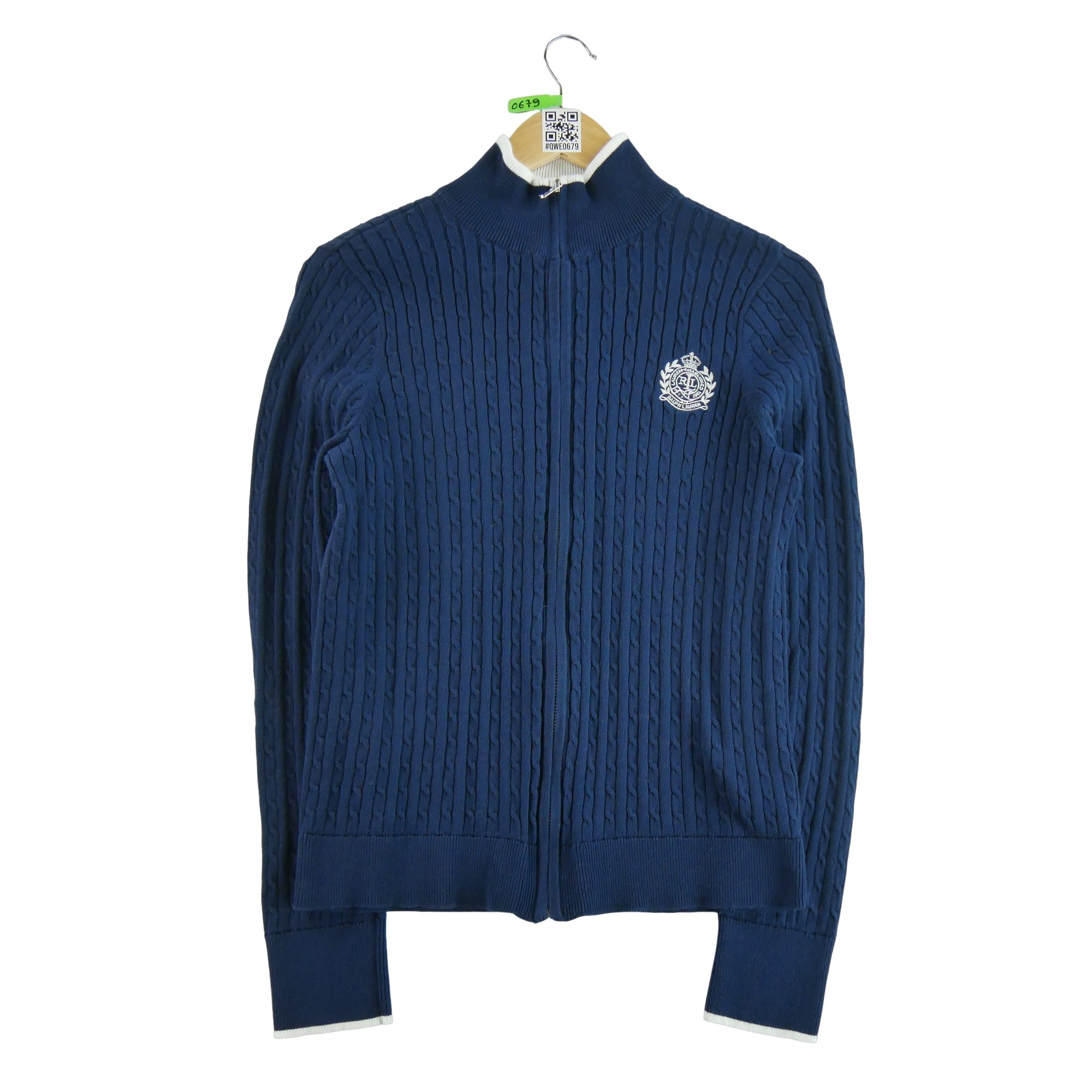 Pull Femme  full zip Marine 1