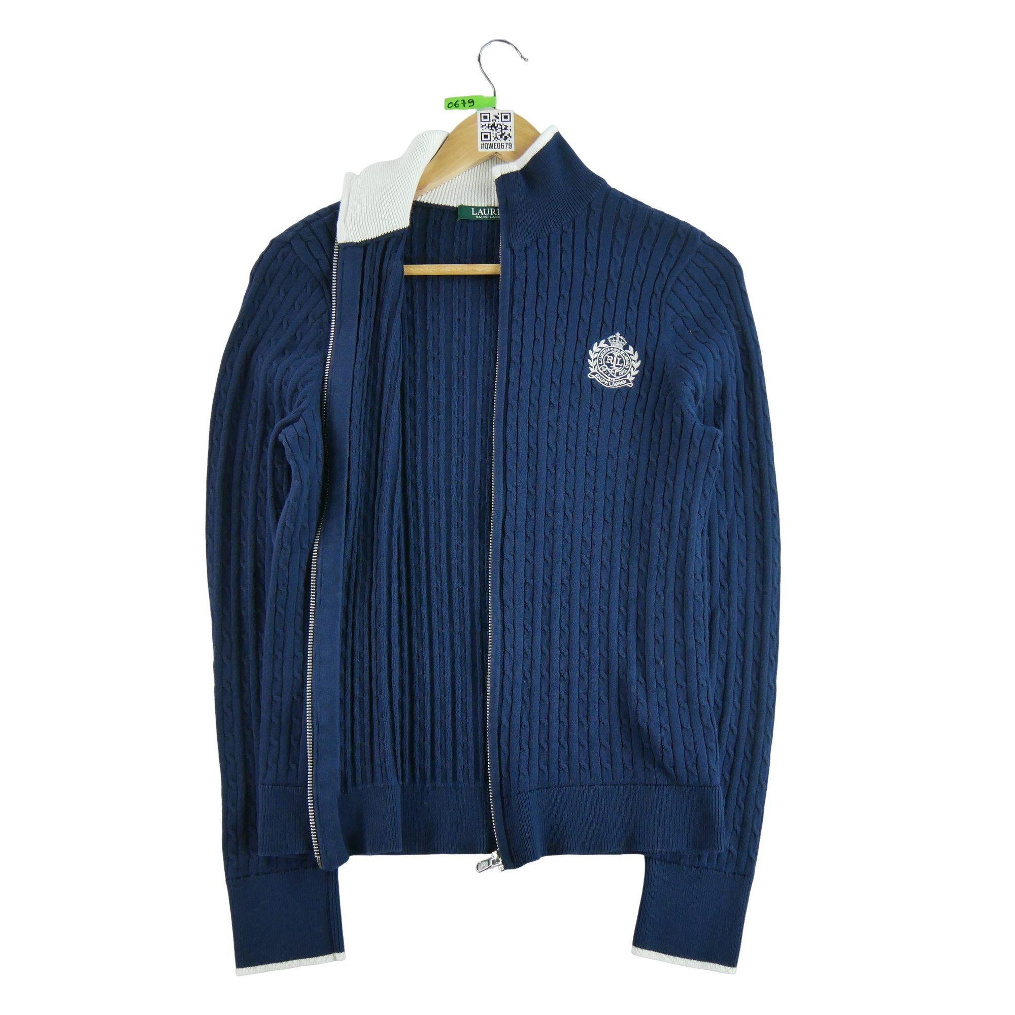 Pull Femme  full zip Marine 3