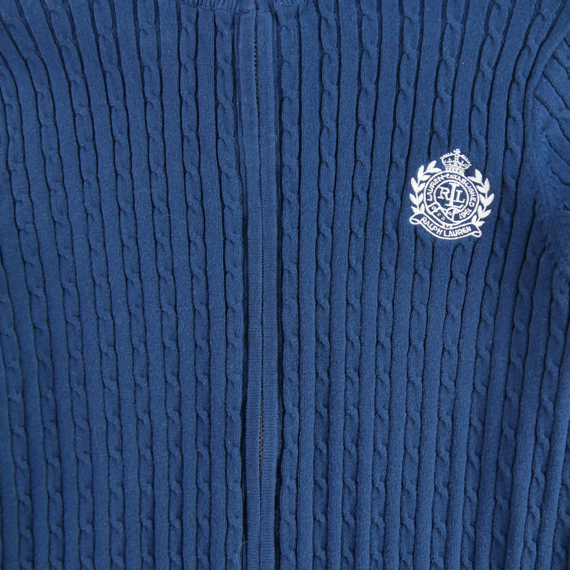 Pull Femme  full zip Marine 4