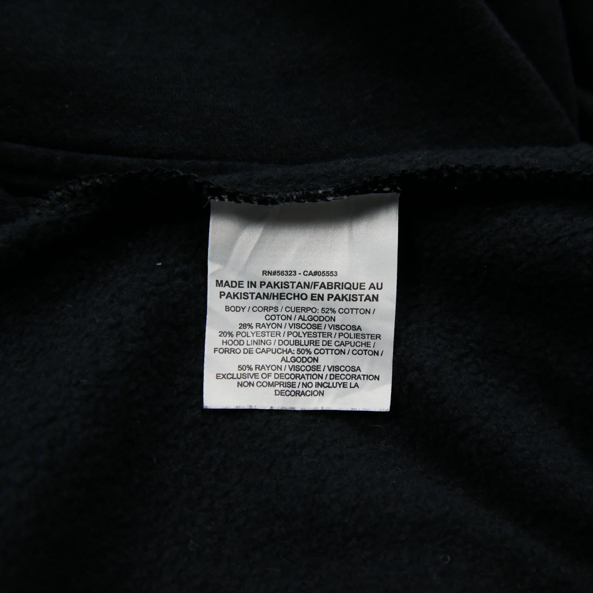 Sweat à capuche Homme  Noir 12