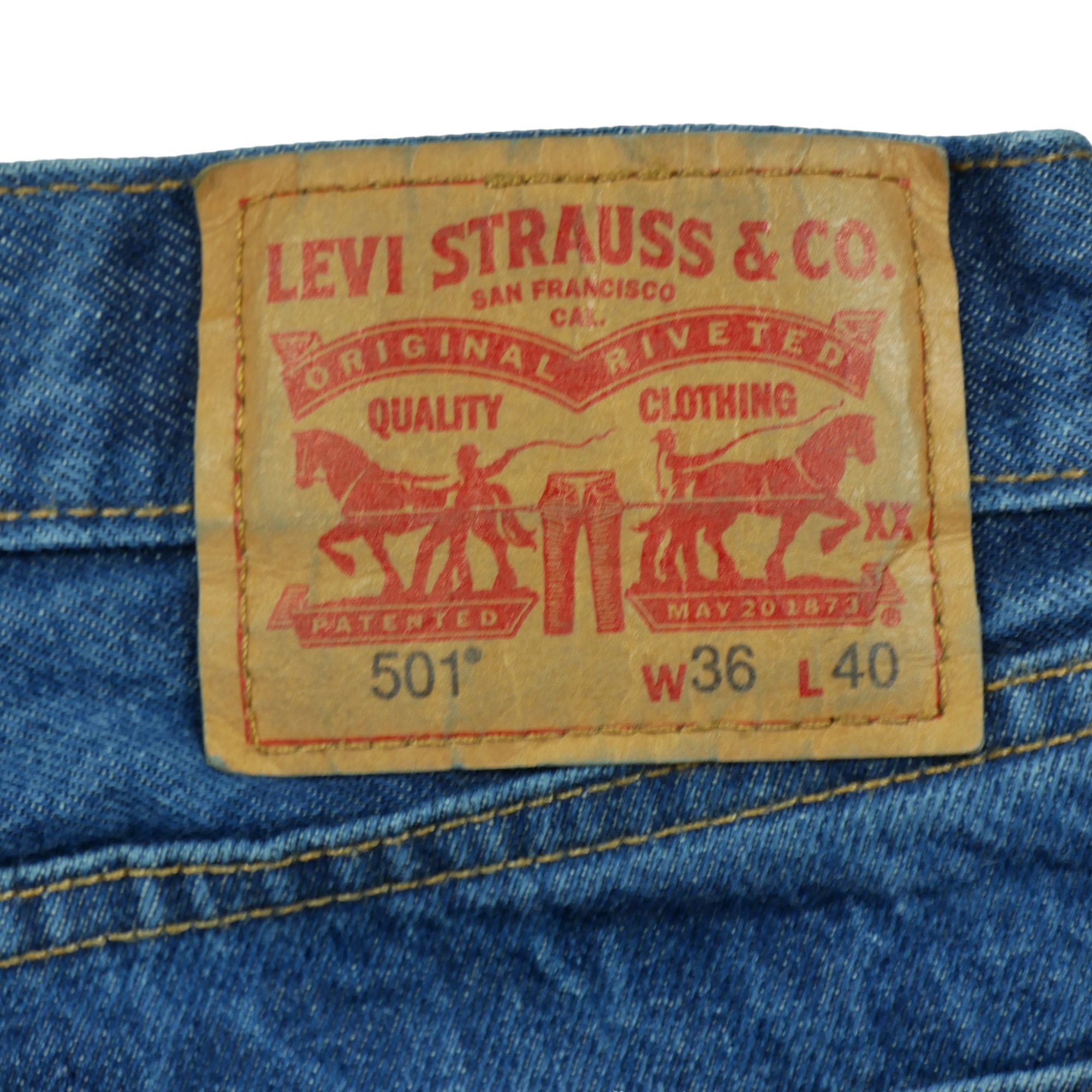 Jean Homme Levis 501 Bleu 7