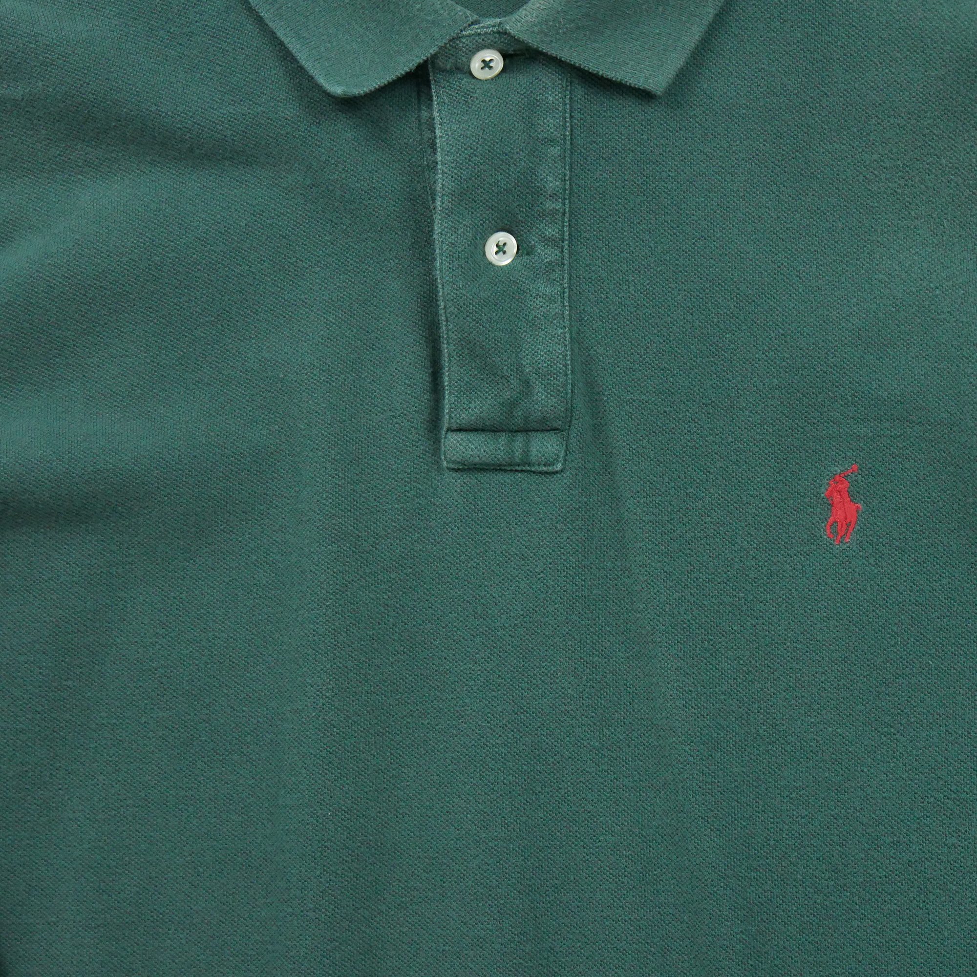 Polo manches longues Homme  Vert 4
