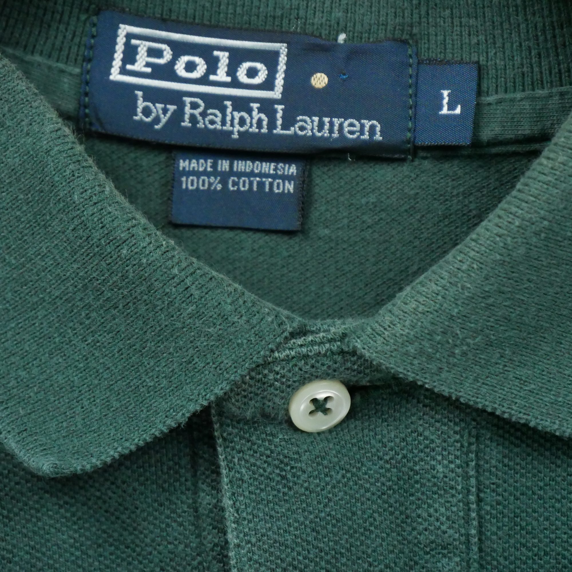 Polo manches longues Homme  Vert 6