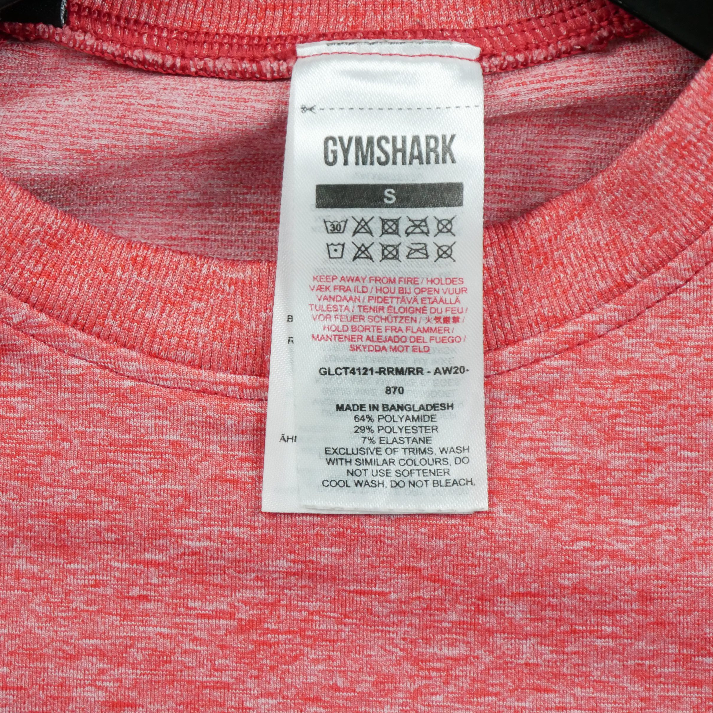 T-shirt Femme  Fitness Sports Rouge 4