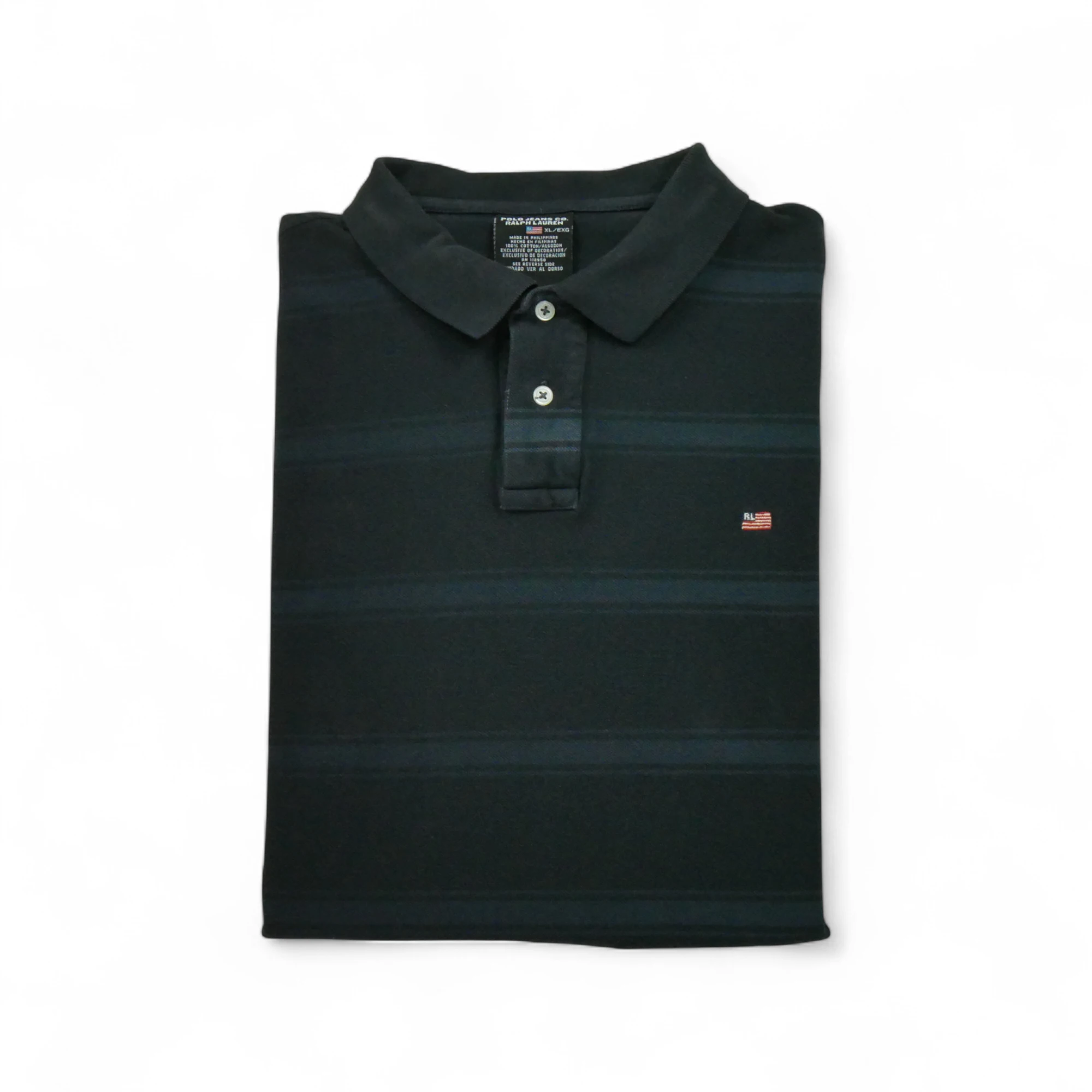 Polo manches courtes Homme Noir - Bon état