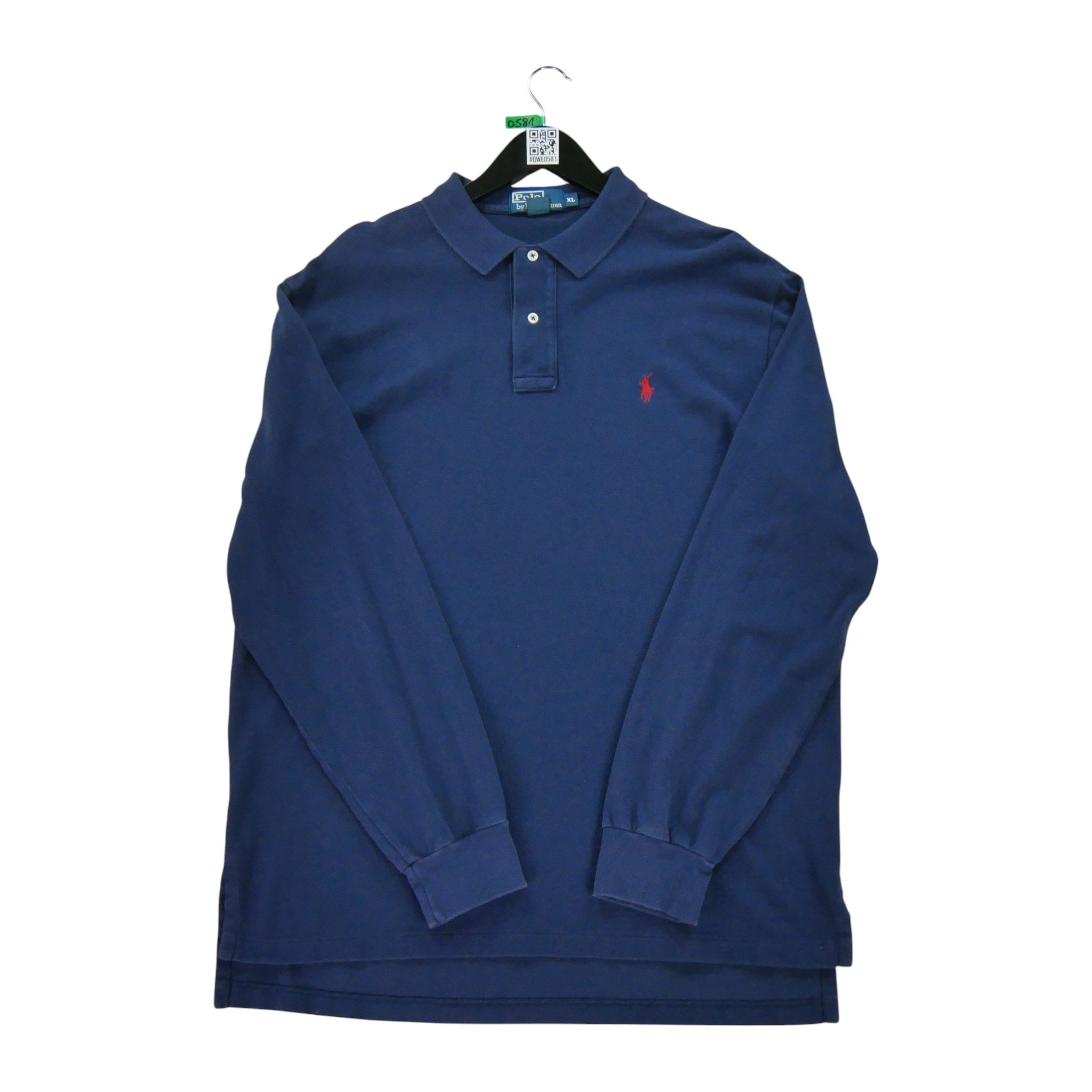 Polo manches longues Homme  Bleu 1