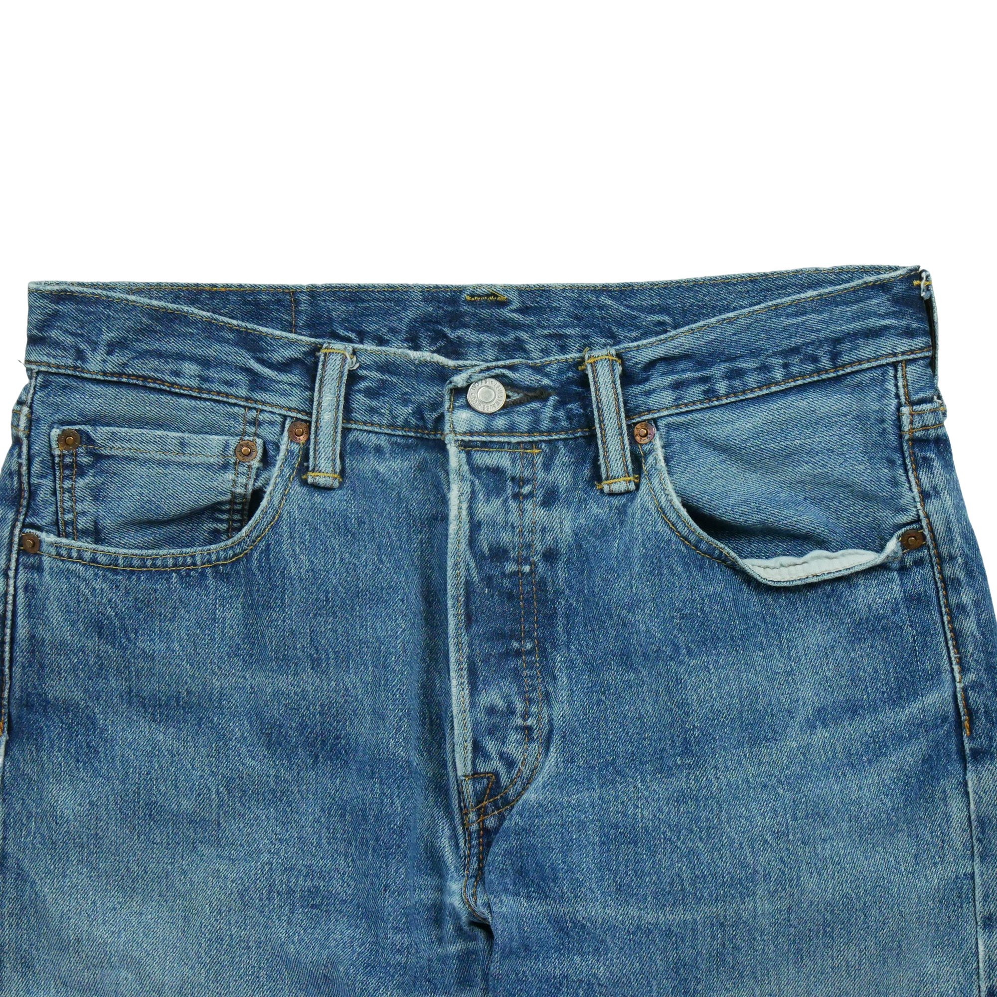Jean Homme Levis 501 Bleu clair 3