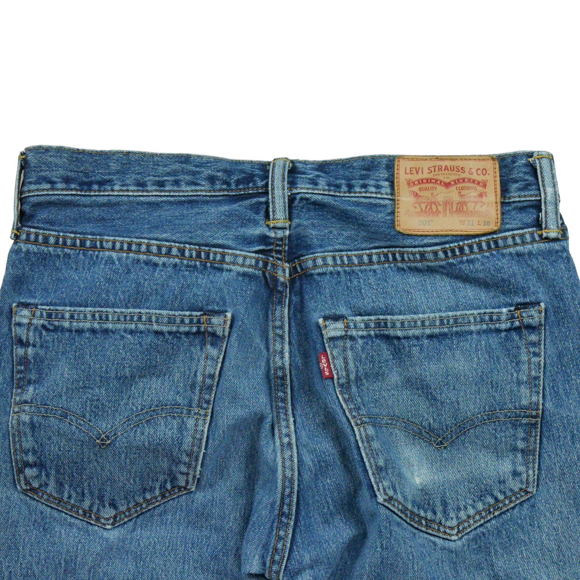 Jean Homme Levis 501 Bleu clair 4