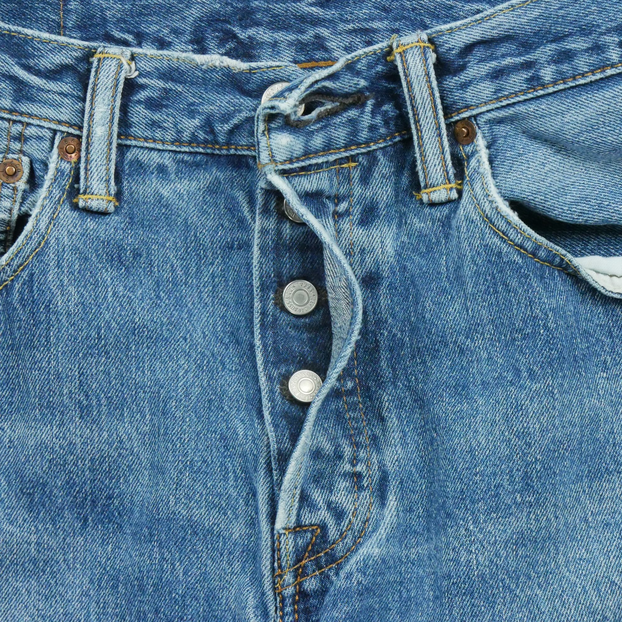 Jean Homme Levis 501 Bleu clair 5