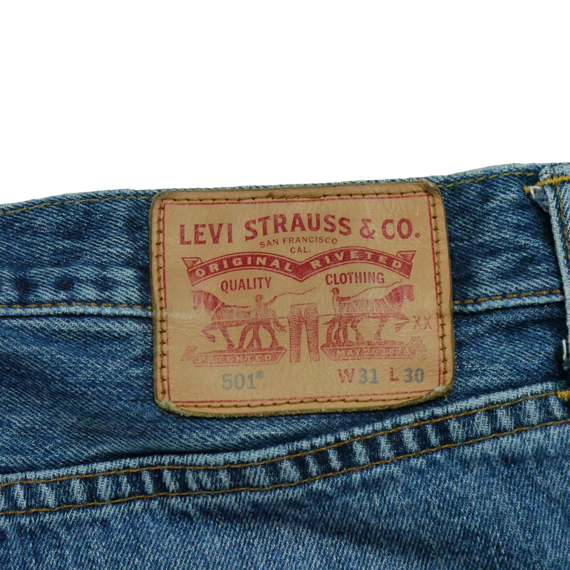 Jean Homme Levis 501 Bleu clair 9