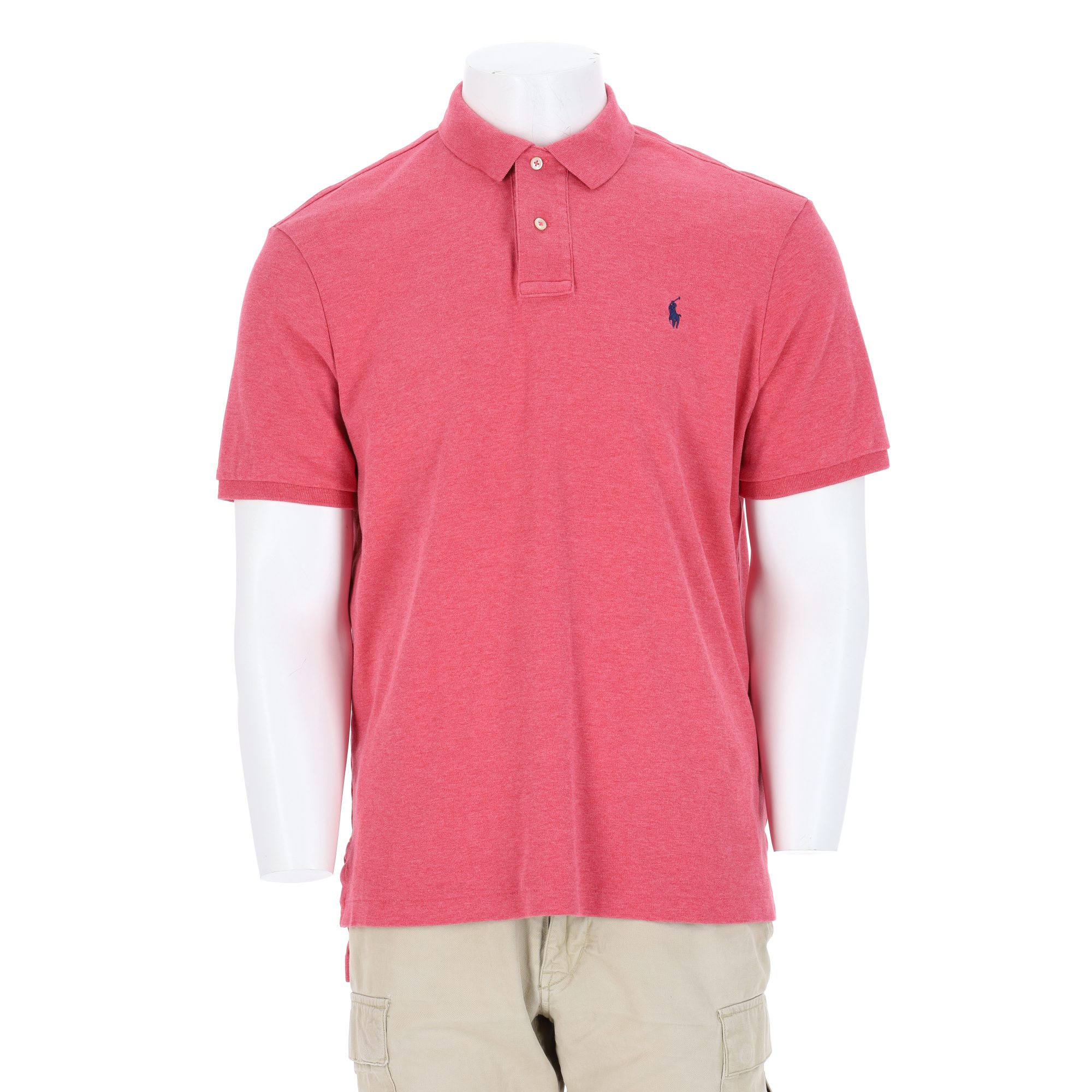 Polo manches courtes Homme  Rose 1