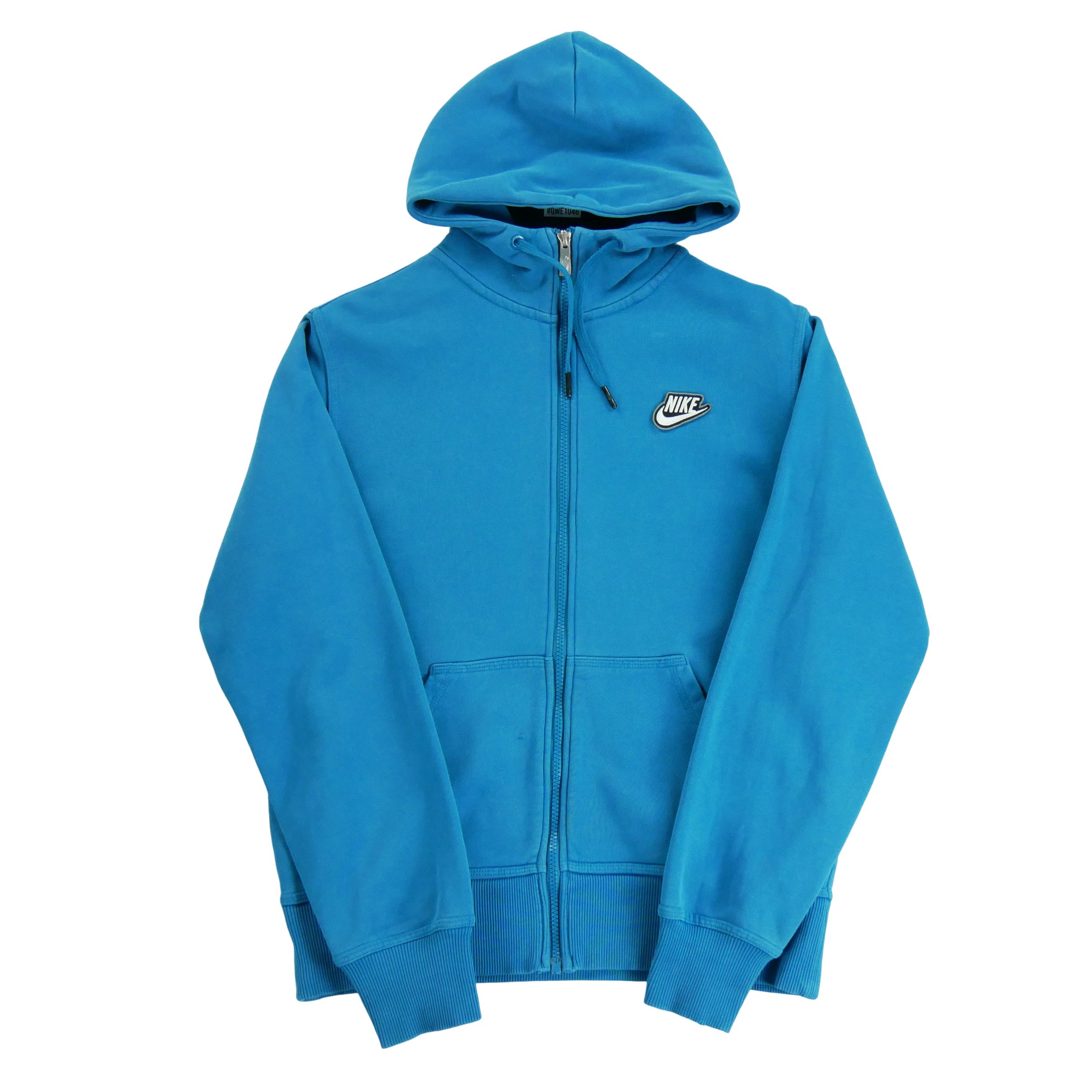 Sweat à capuche Homme  Full zip Bleu 1